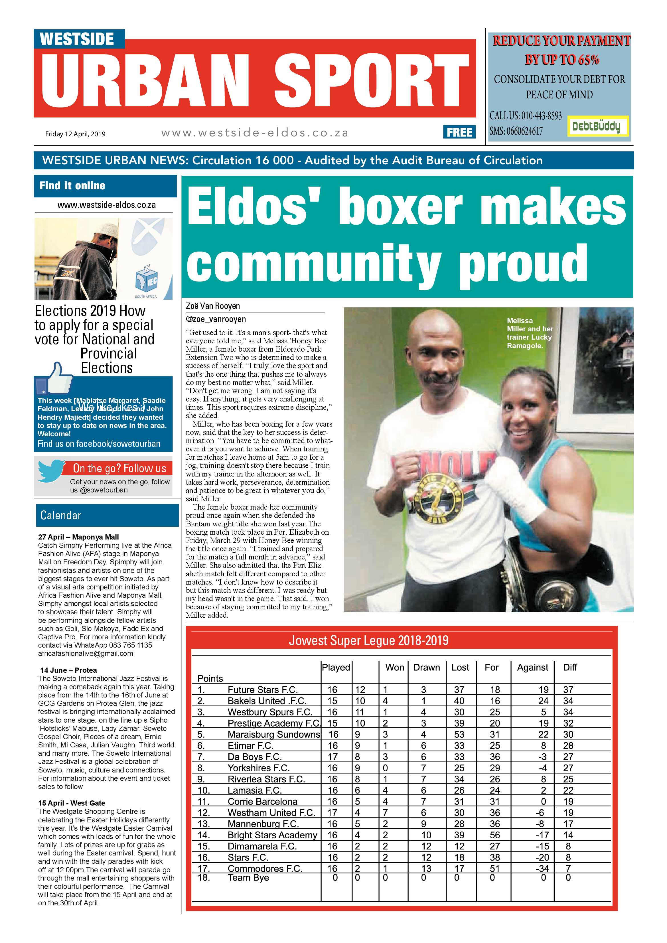 Westside News – April 12 , 2019 page 8