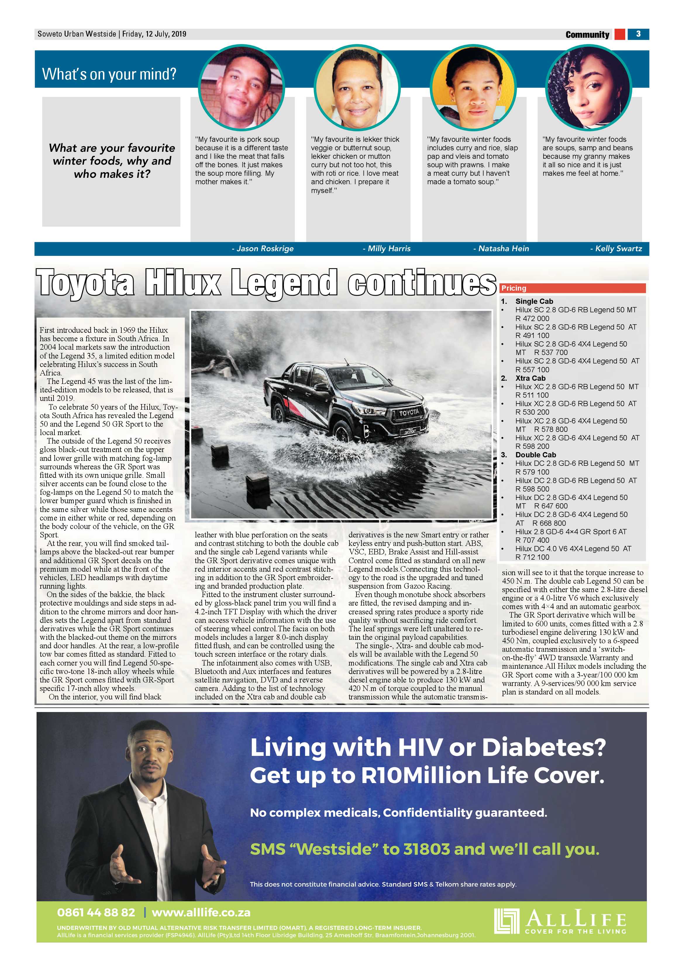 Westside News – July 12, 2019 page 3