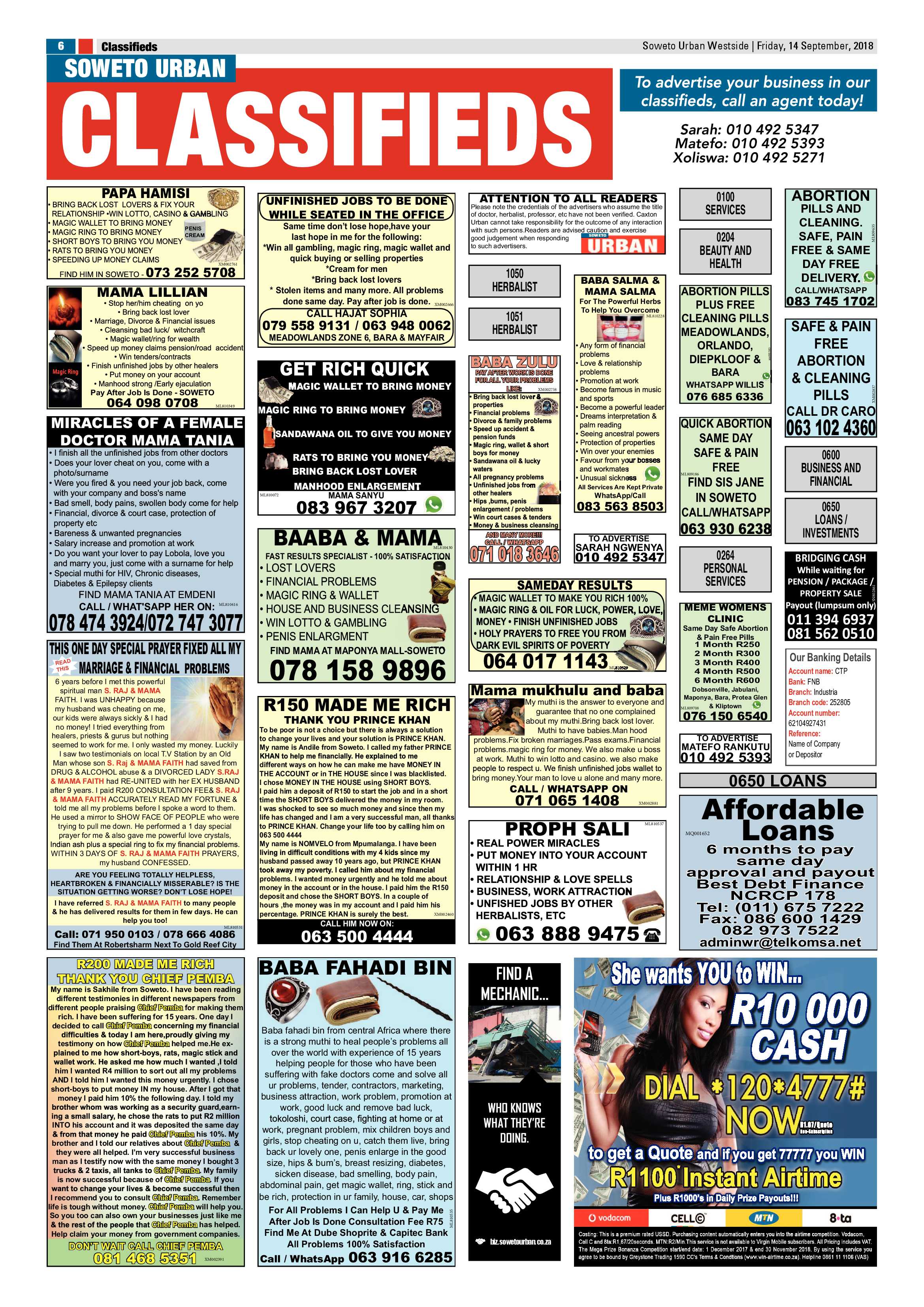 Westside – September 14, 2018 issue page 6
