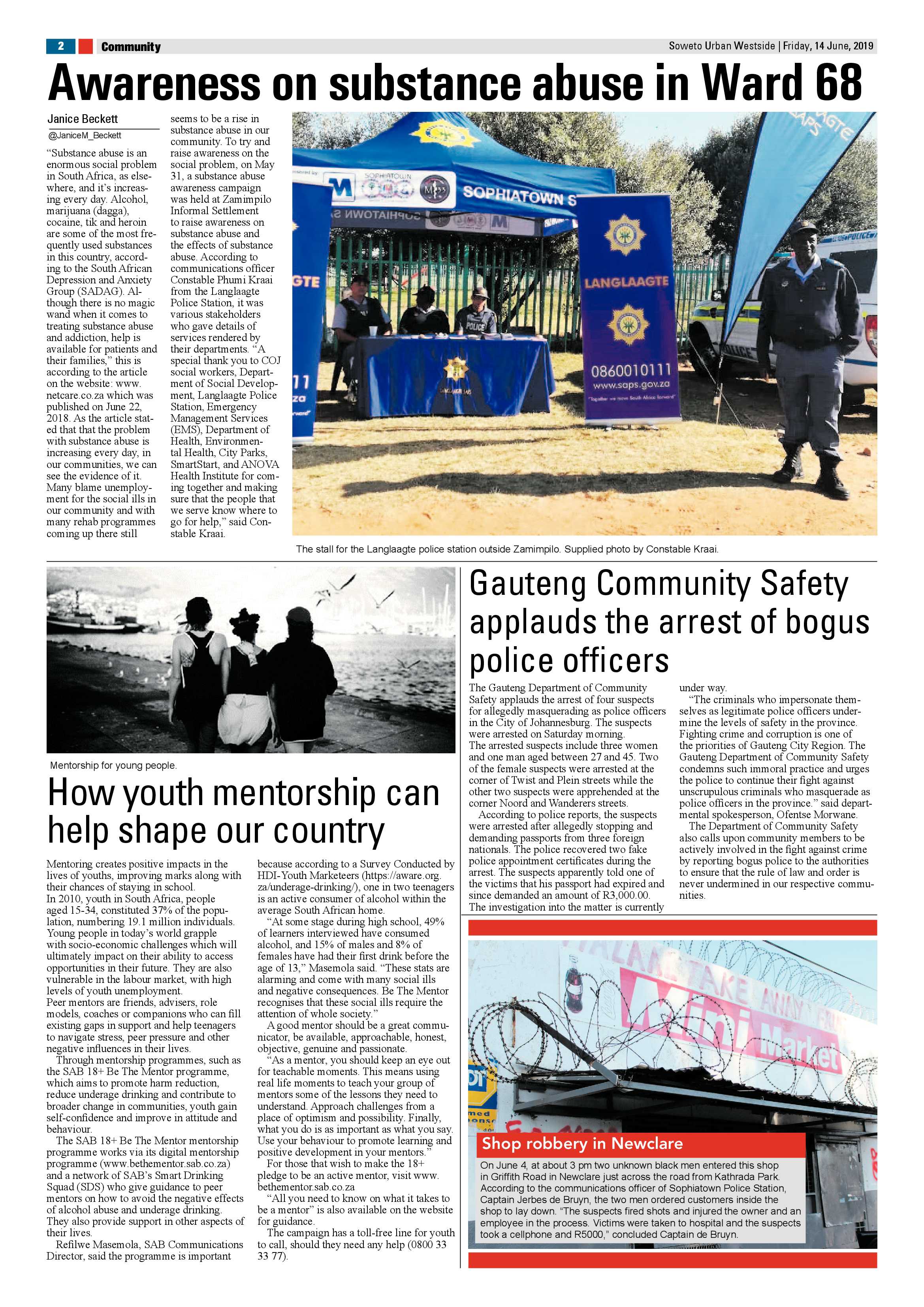 Westside News – June 14, 2019 page 2