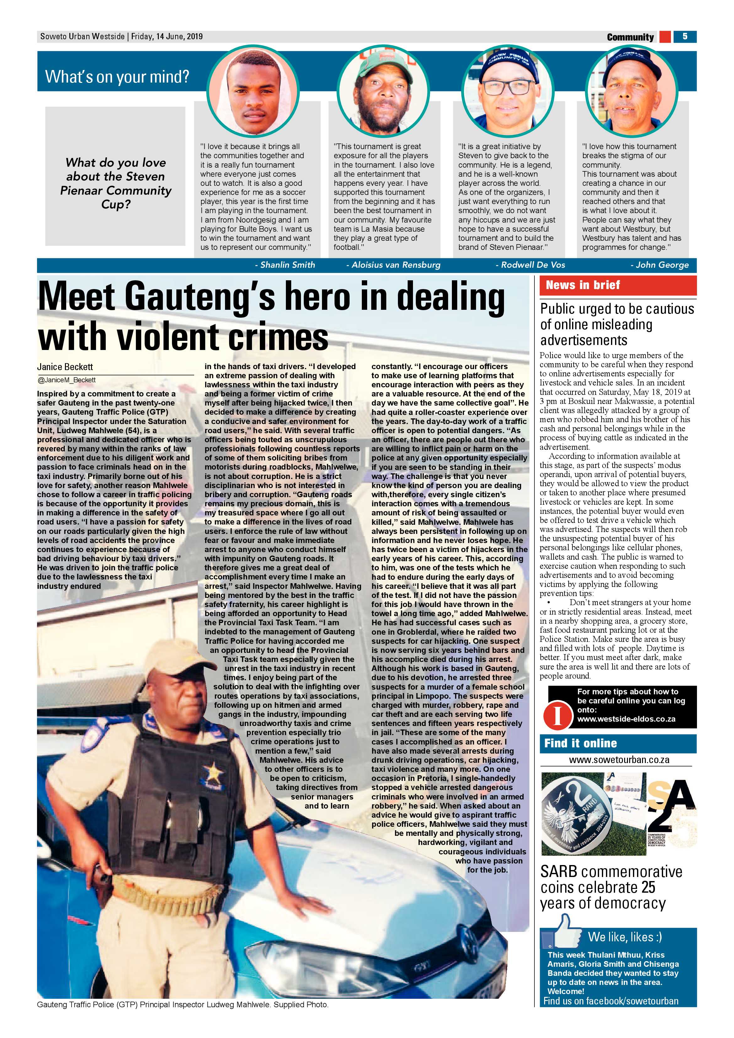 Westside News – June 14, 2019 page 5