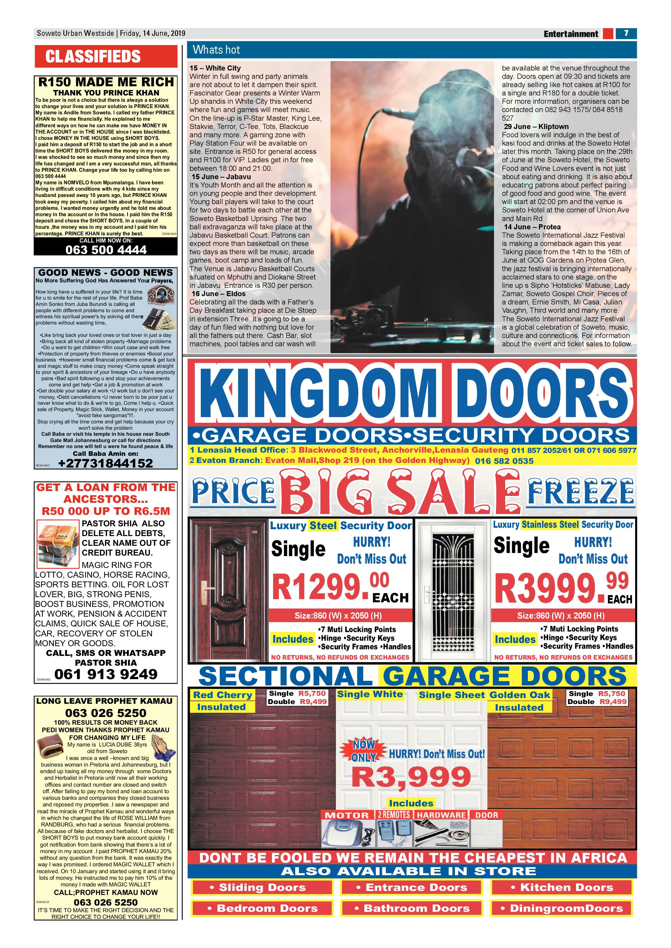 Westside News – June 14, 2019 page 7
