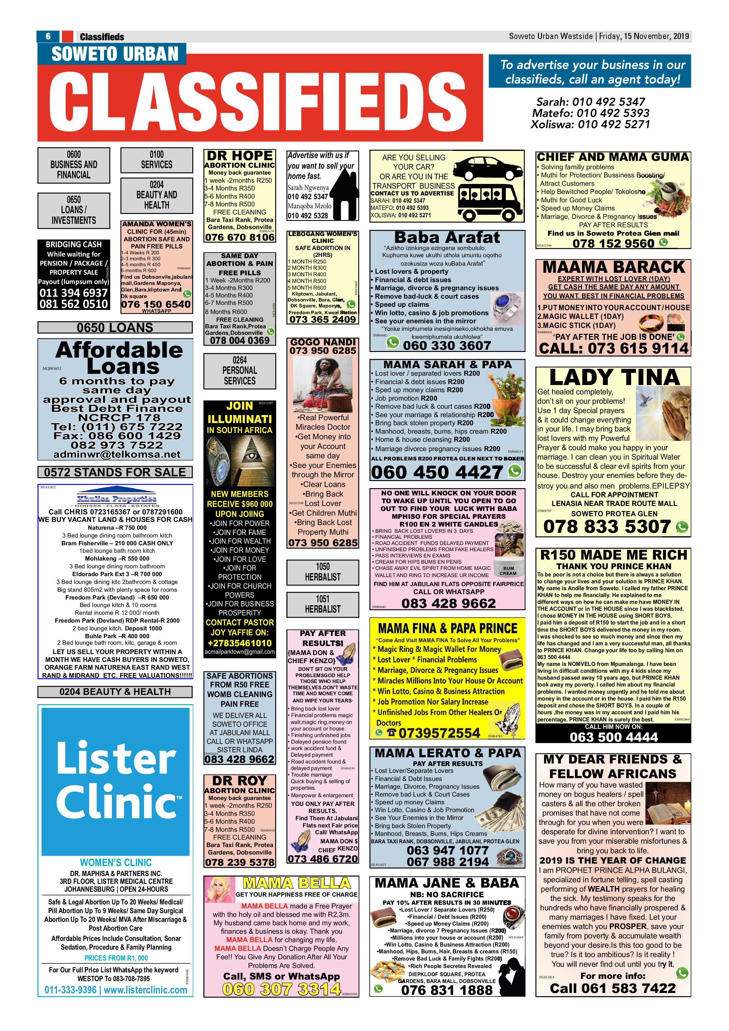 Westside News – November 15, 2019 page 6