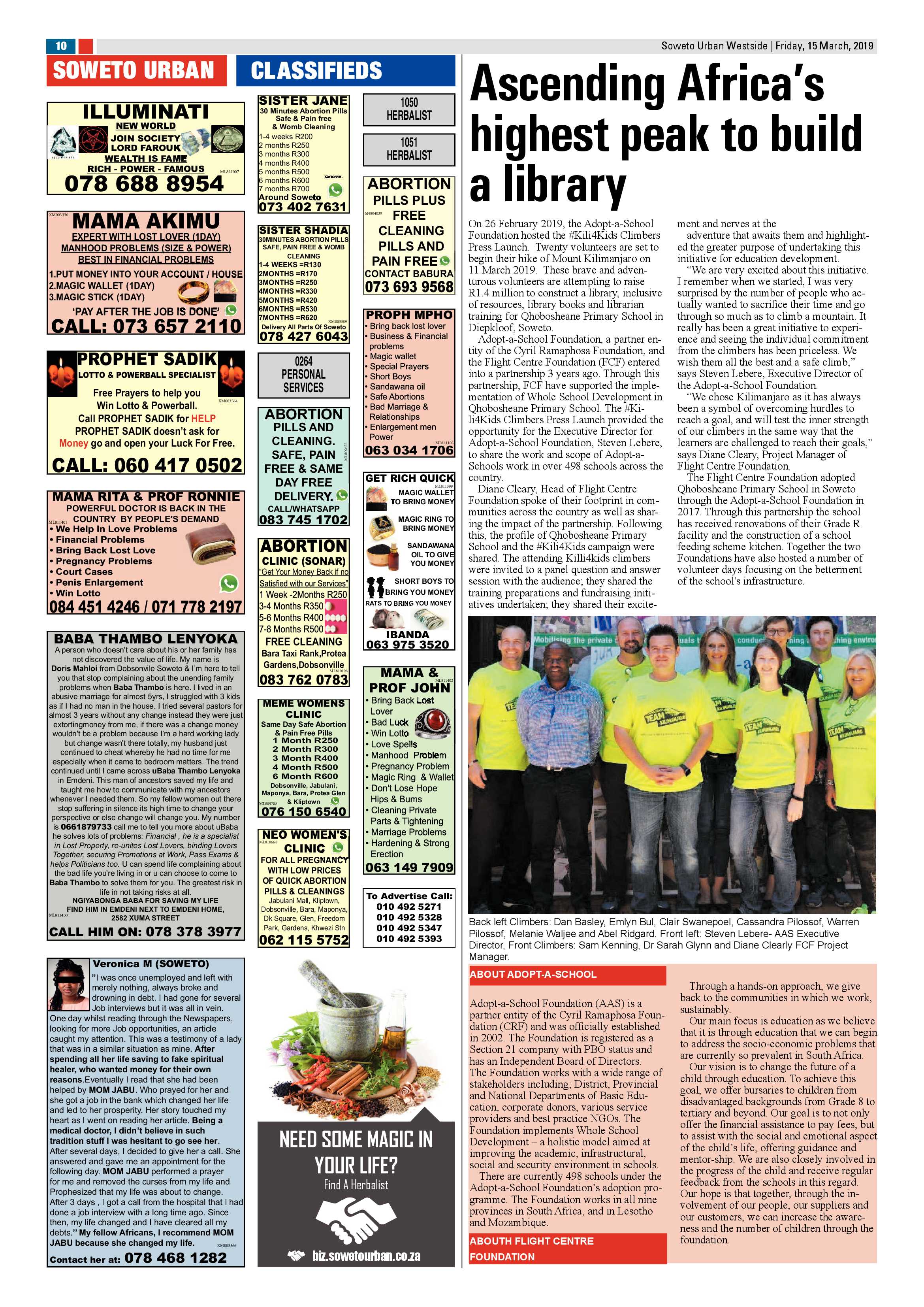 Westside News – March 16 , 2019 page 10