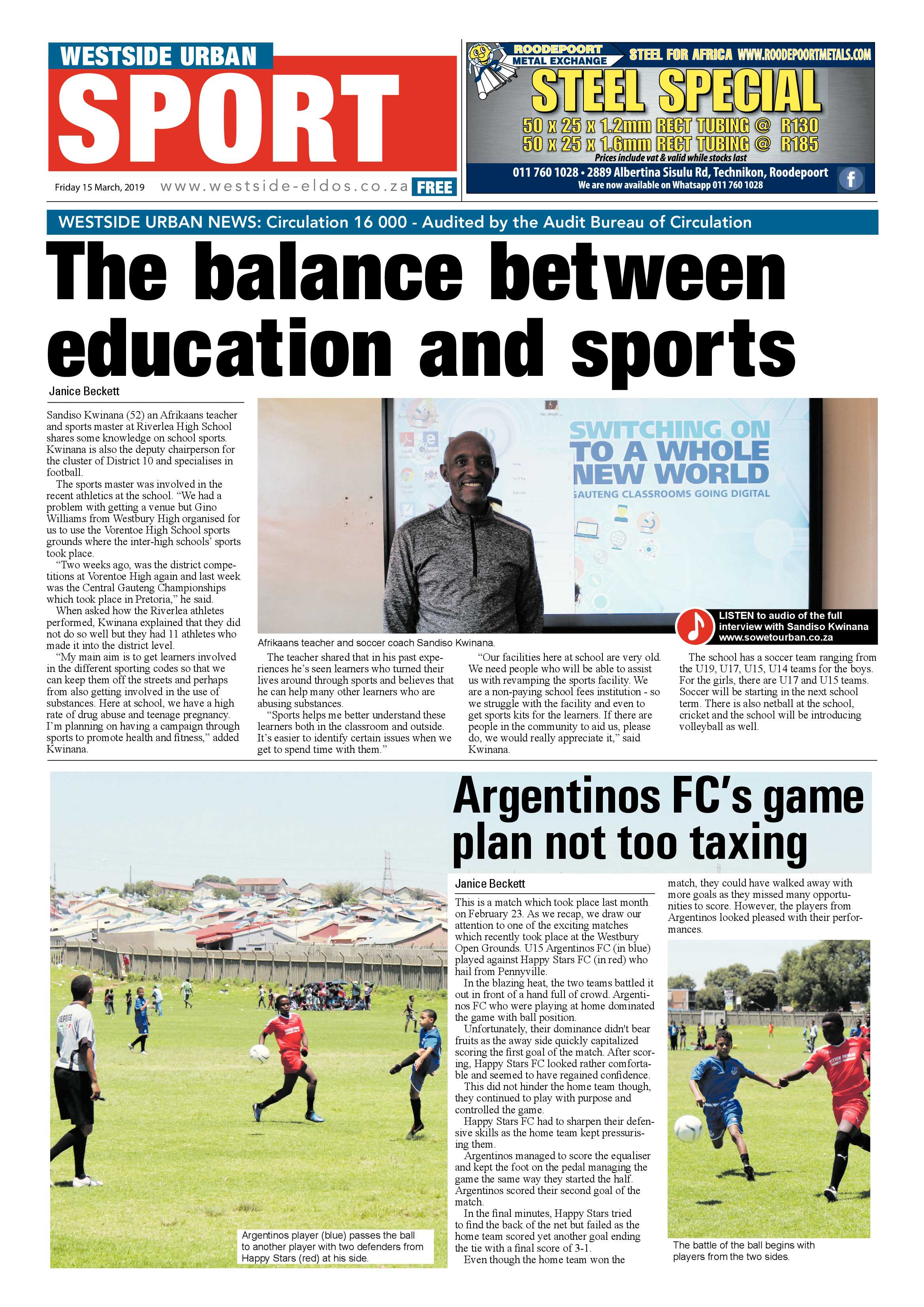 Westside News – March 16 , 2019 page 12