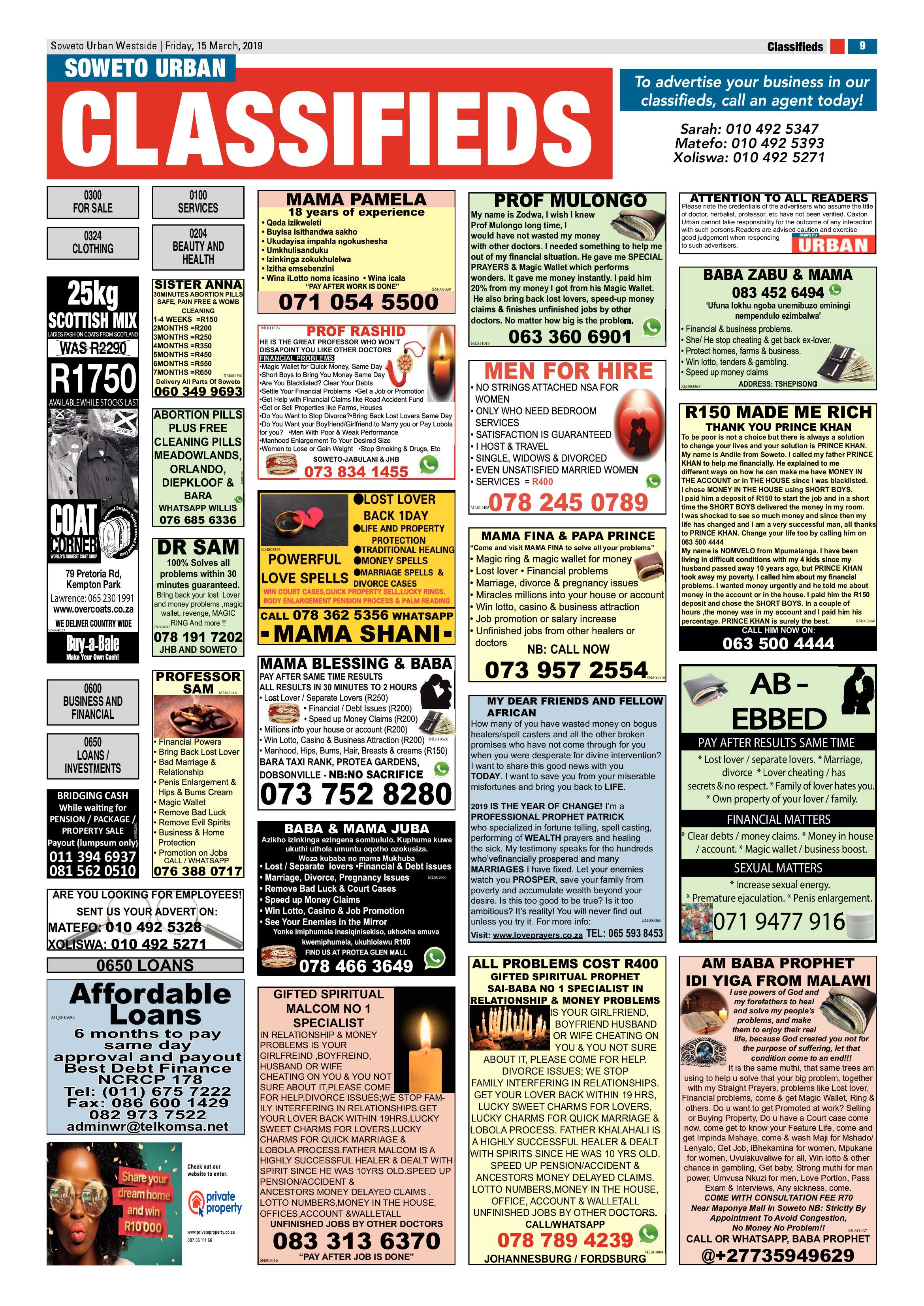 Westside News – March 16 , 2019 page 9