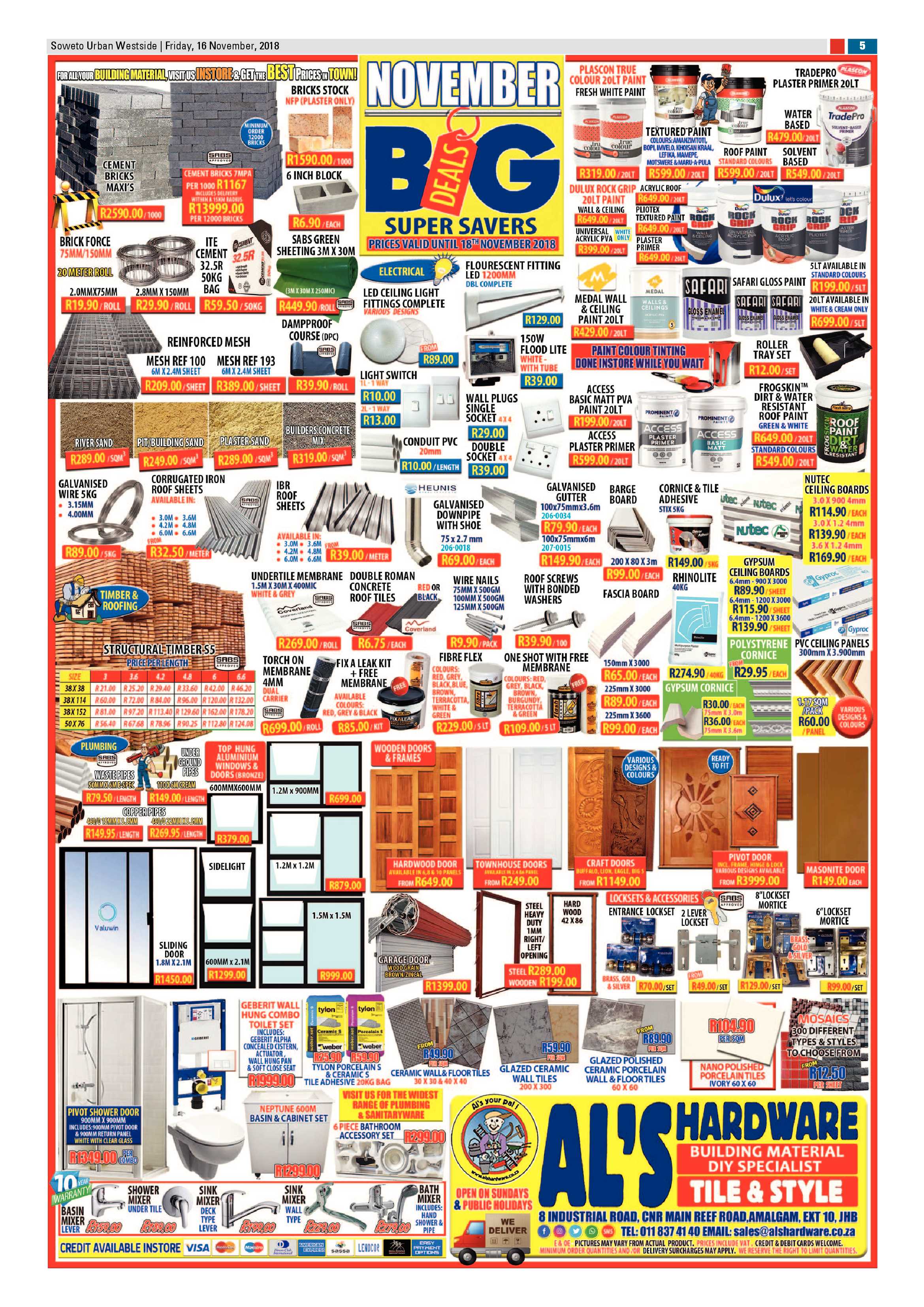Westside – November 16, 2018 issue page 5