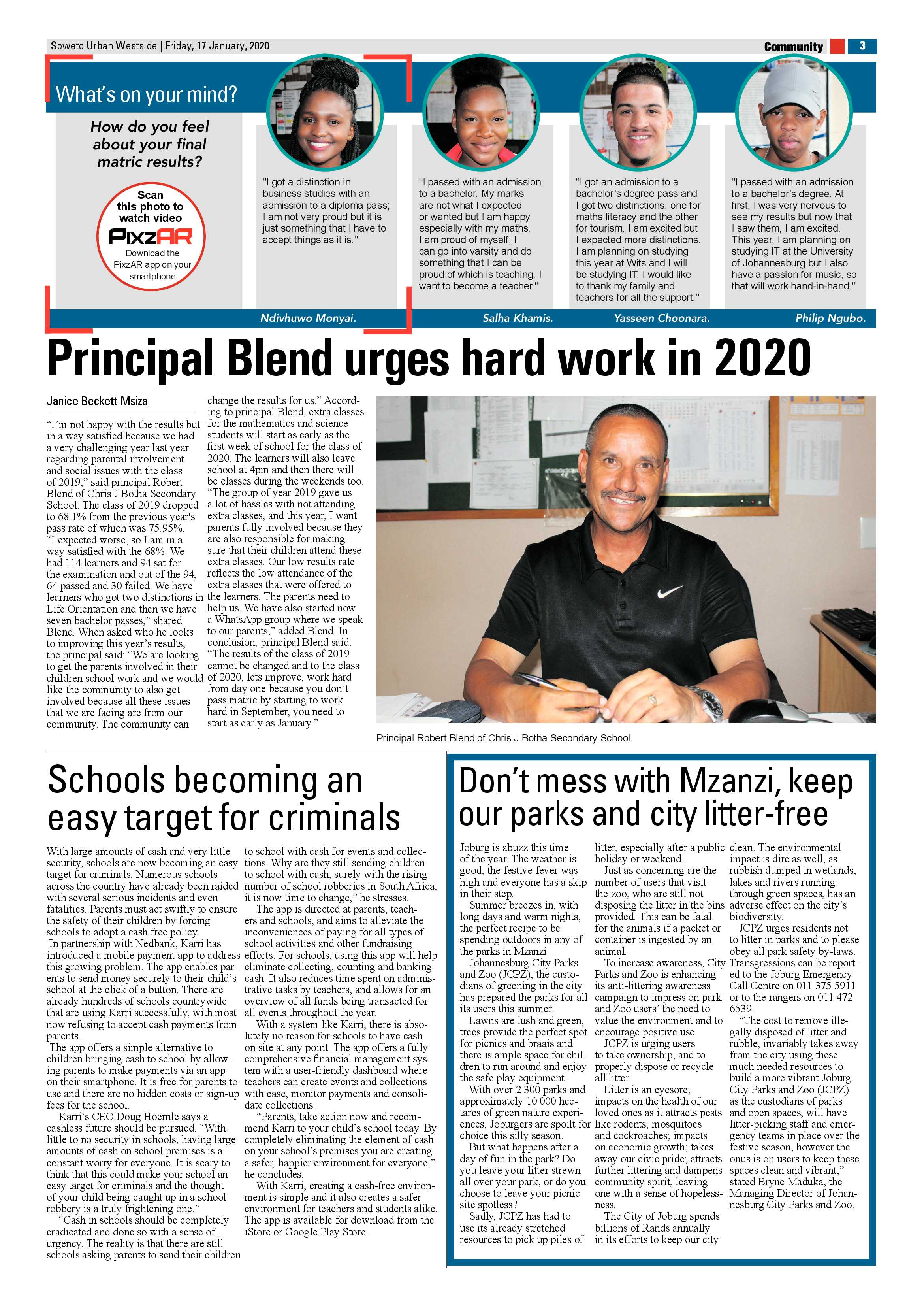 Westside News – January 17, 2020 page 3