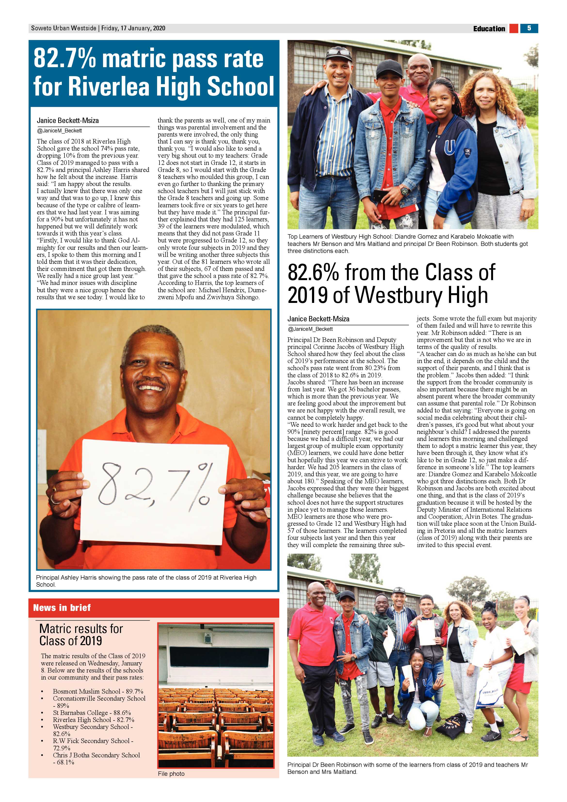 Westside News – January 17, 2020 page 5