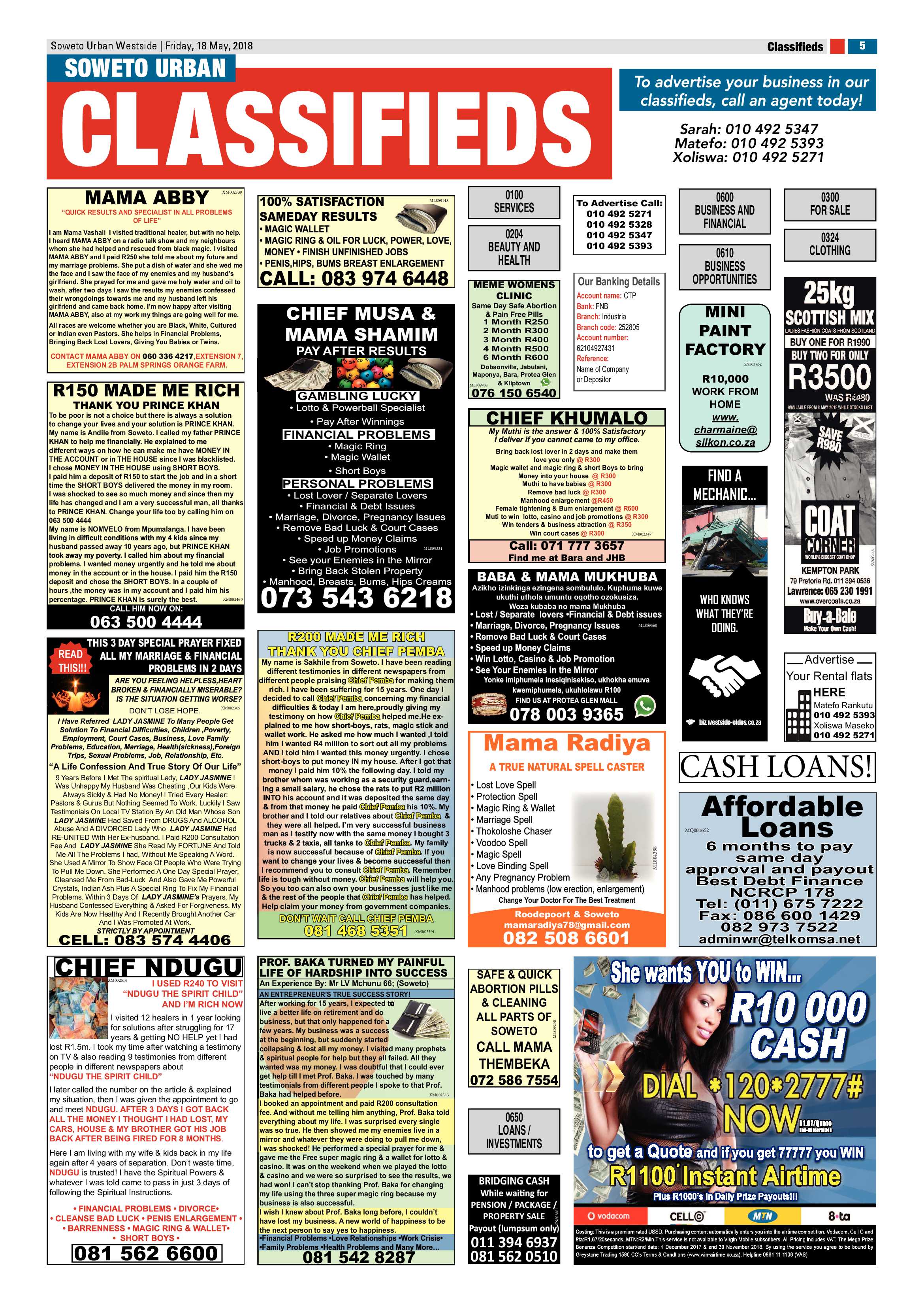 Westside – May 18, 2018 issue page 5