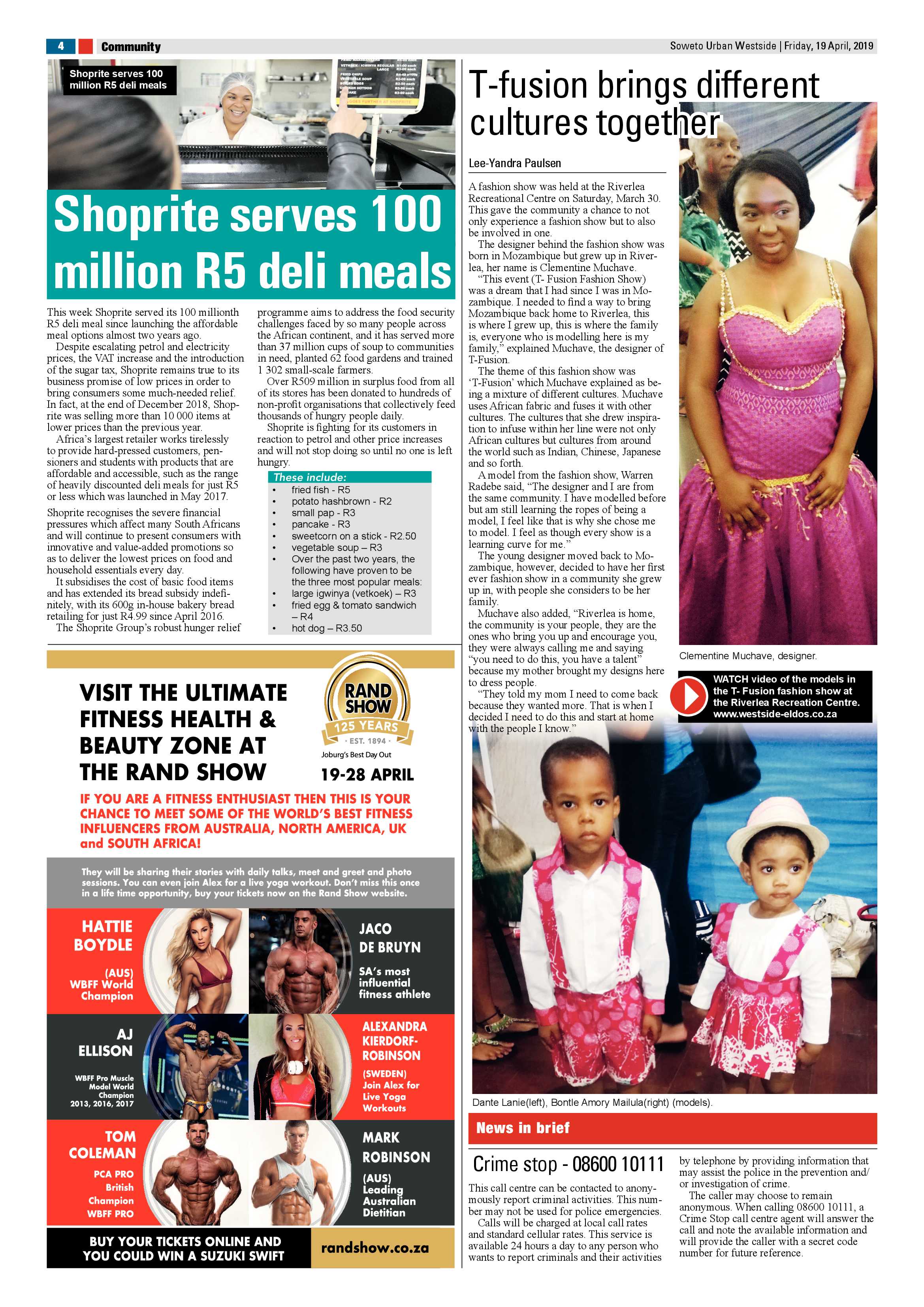 Westside news – April 19 , 2019 page 4