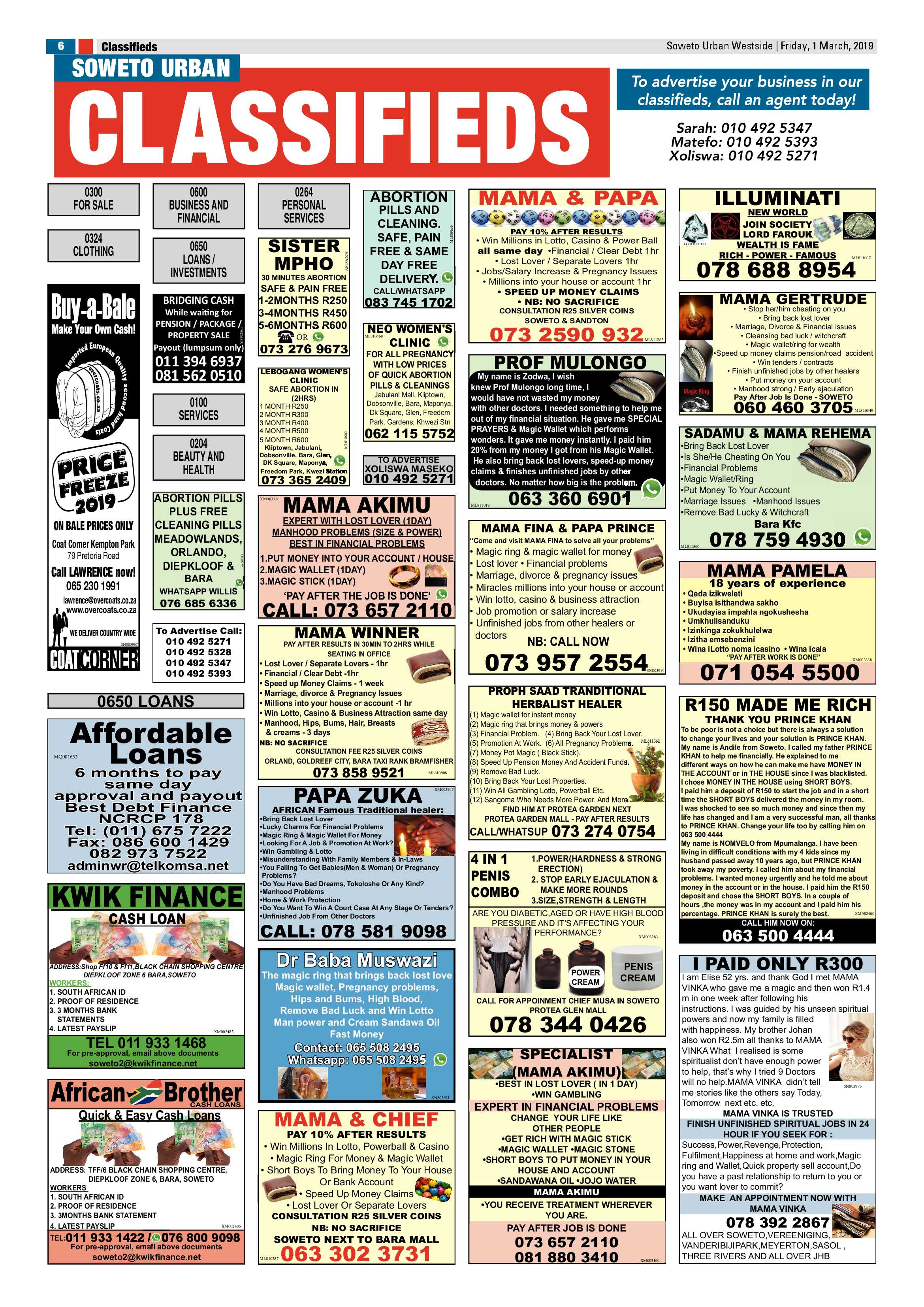 Westside news– March 1, 2019 page 6