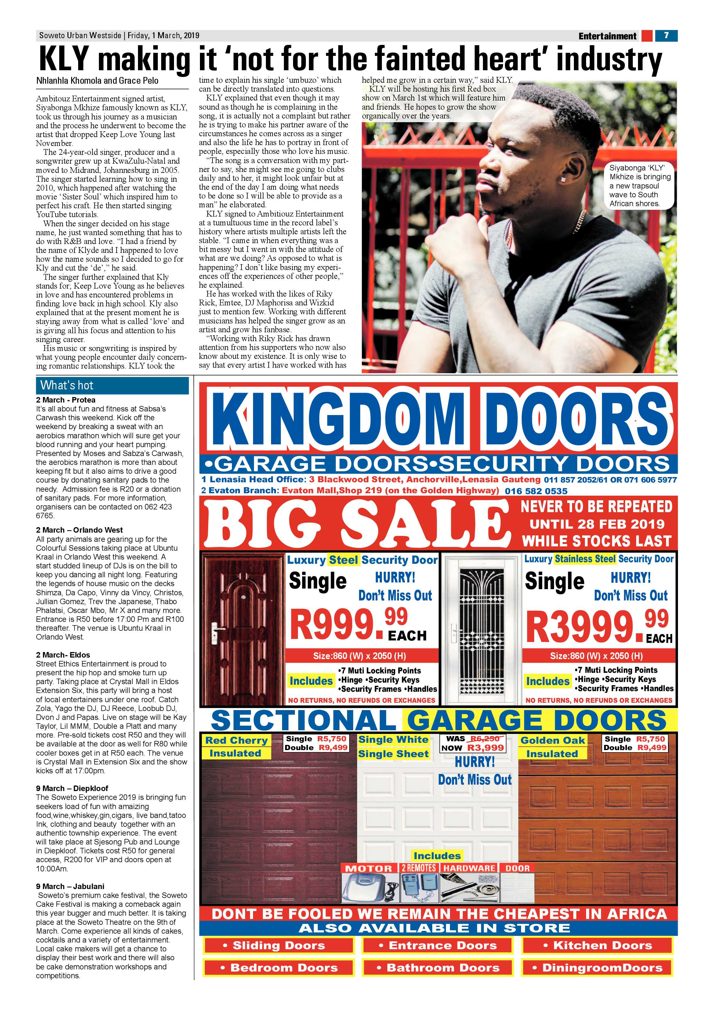 Westside news– March 1, 2019 page 7