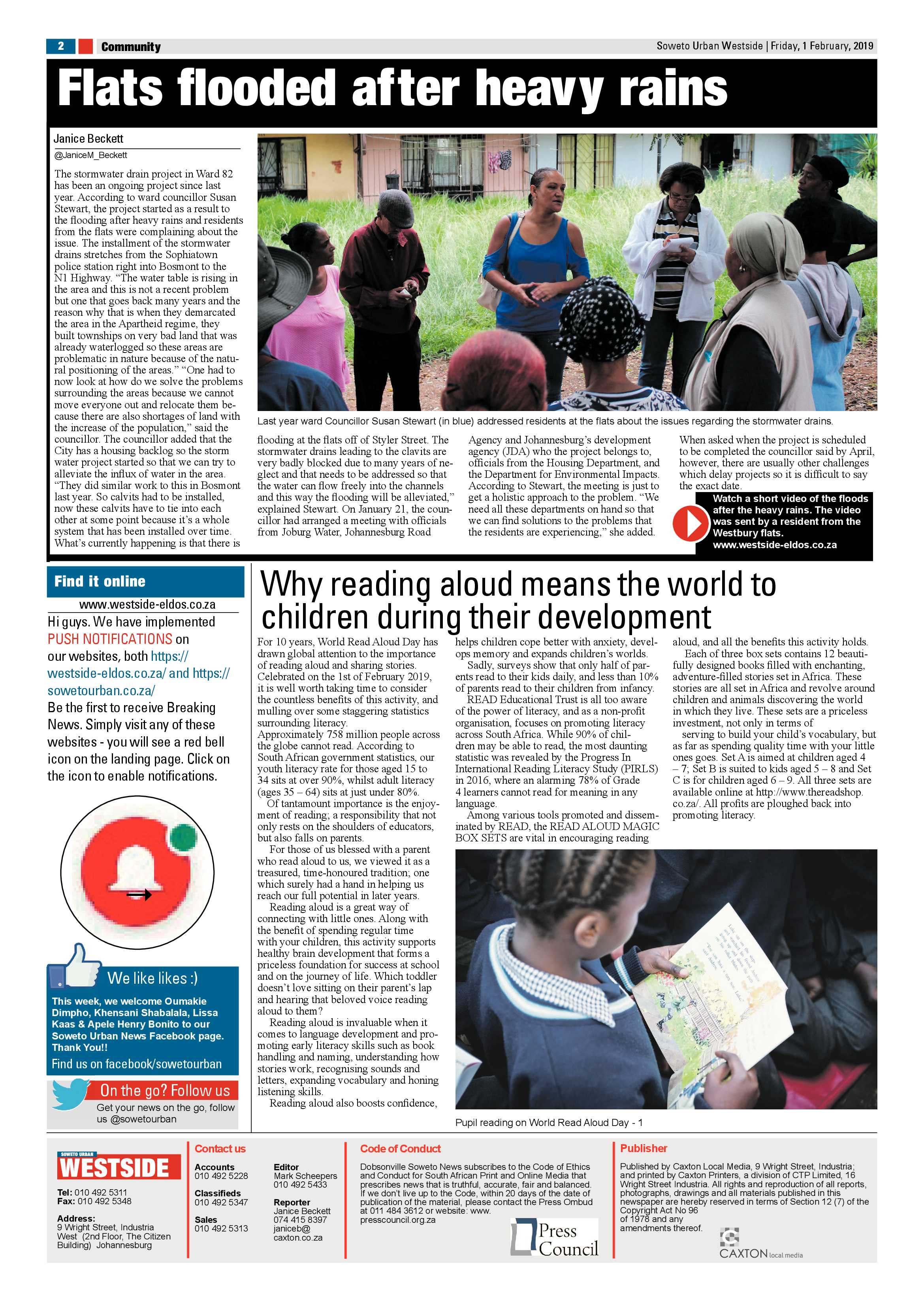 Westside News – February 1 page 2