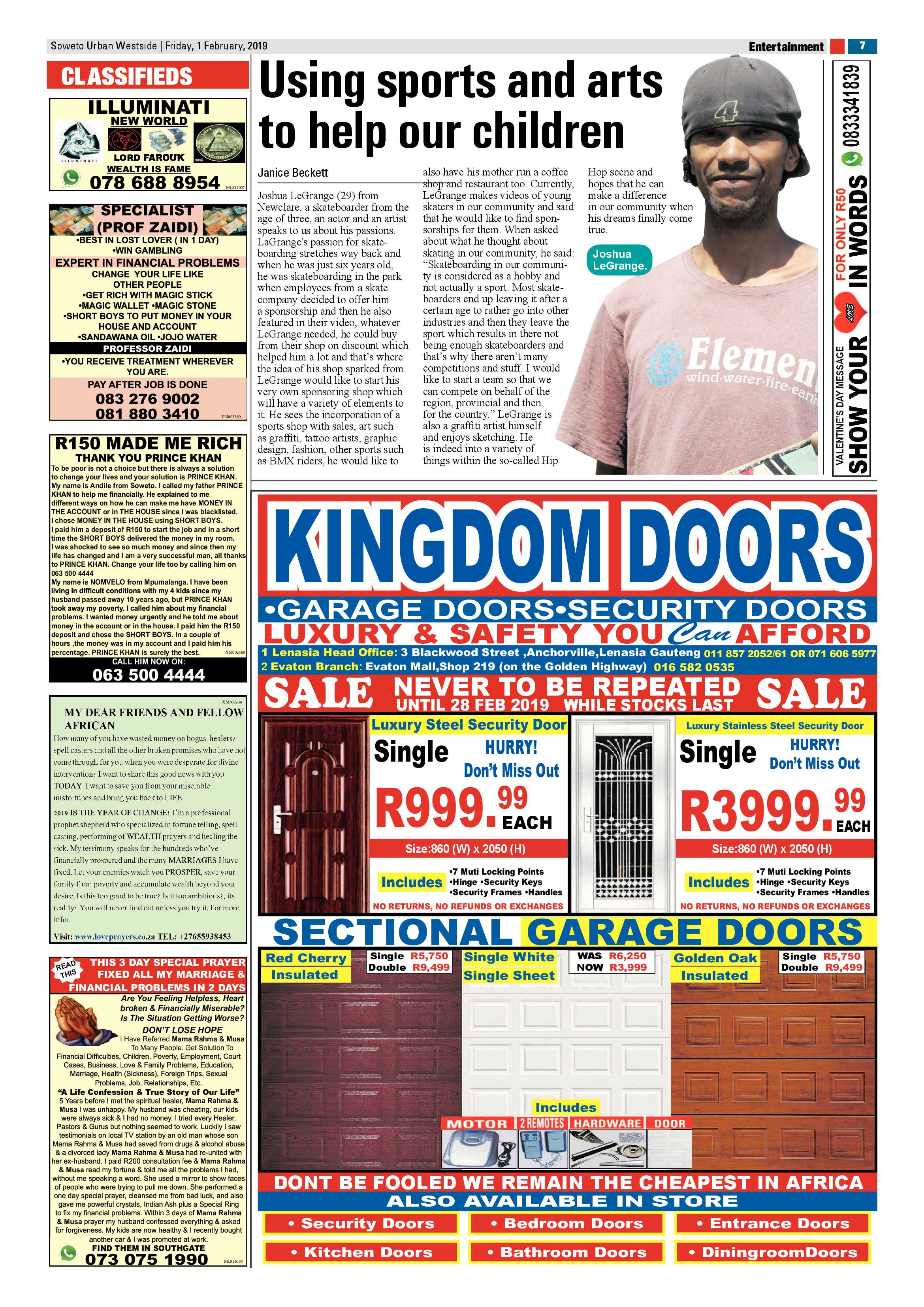 Westside News – February 1 page 7