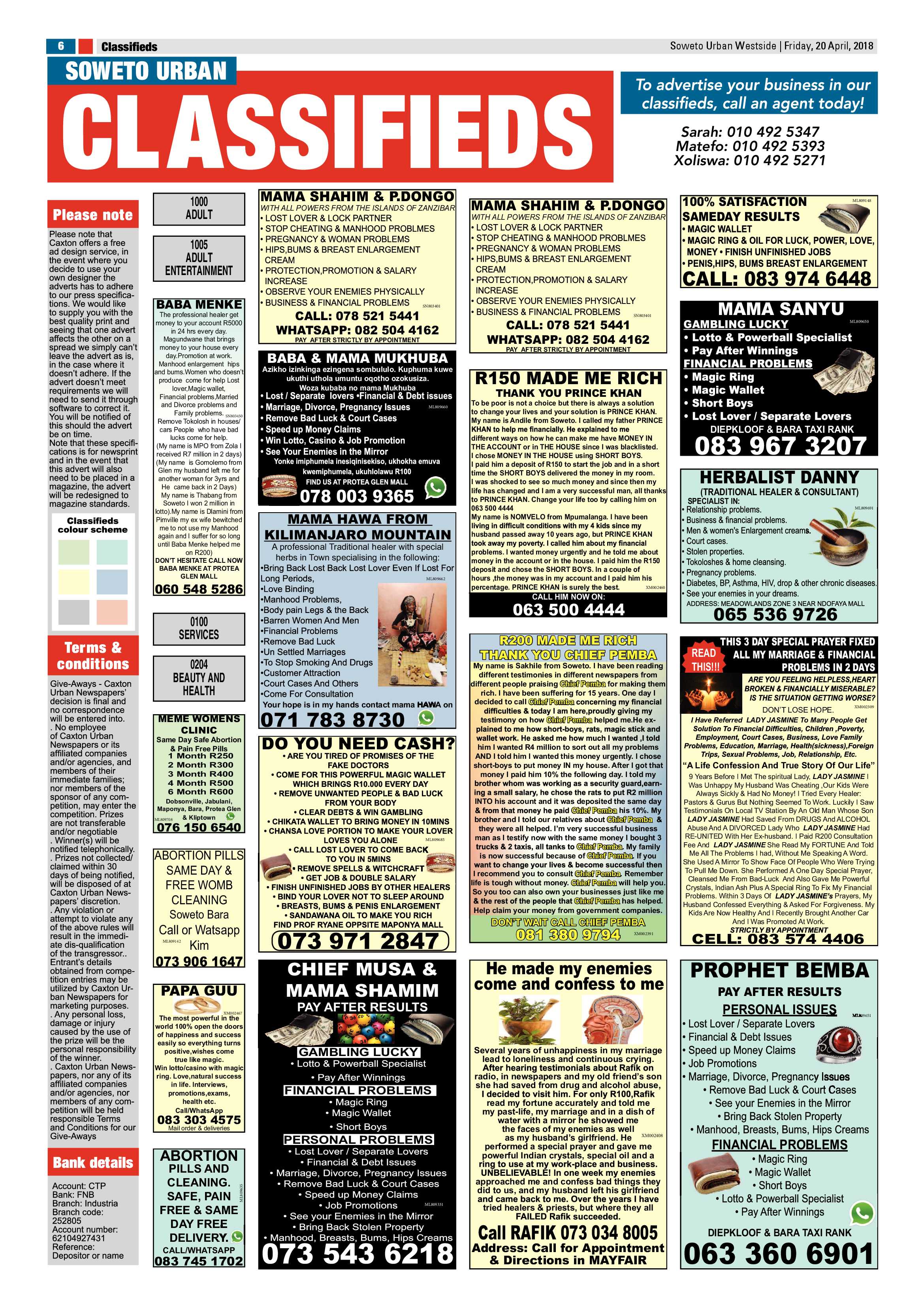 Westside – April 20, 2018 issue page 6