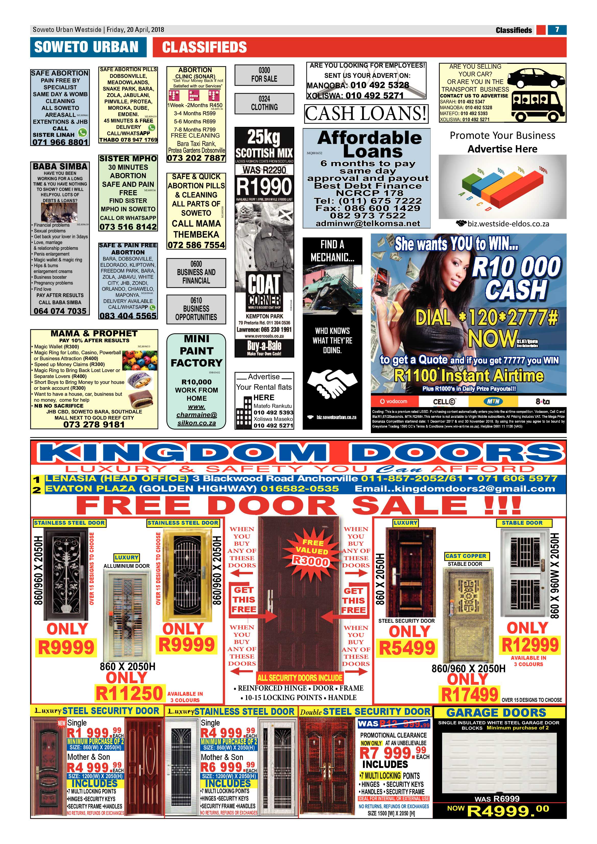 Westside – April 20, 2018 issue page 7