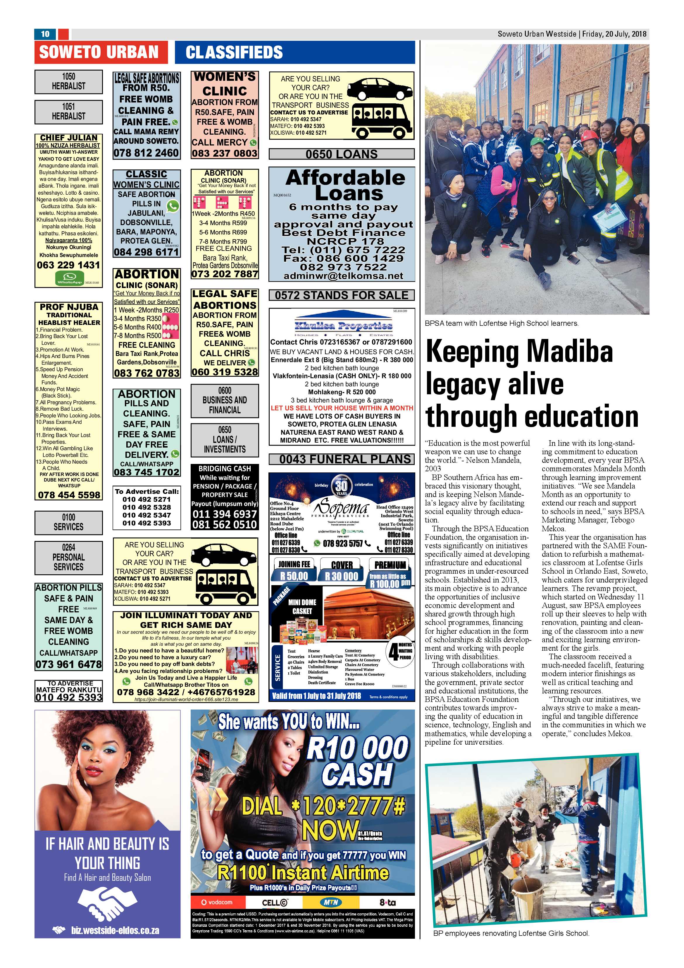 Westside – July 20, 2018 issue page 9