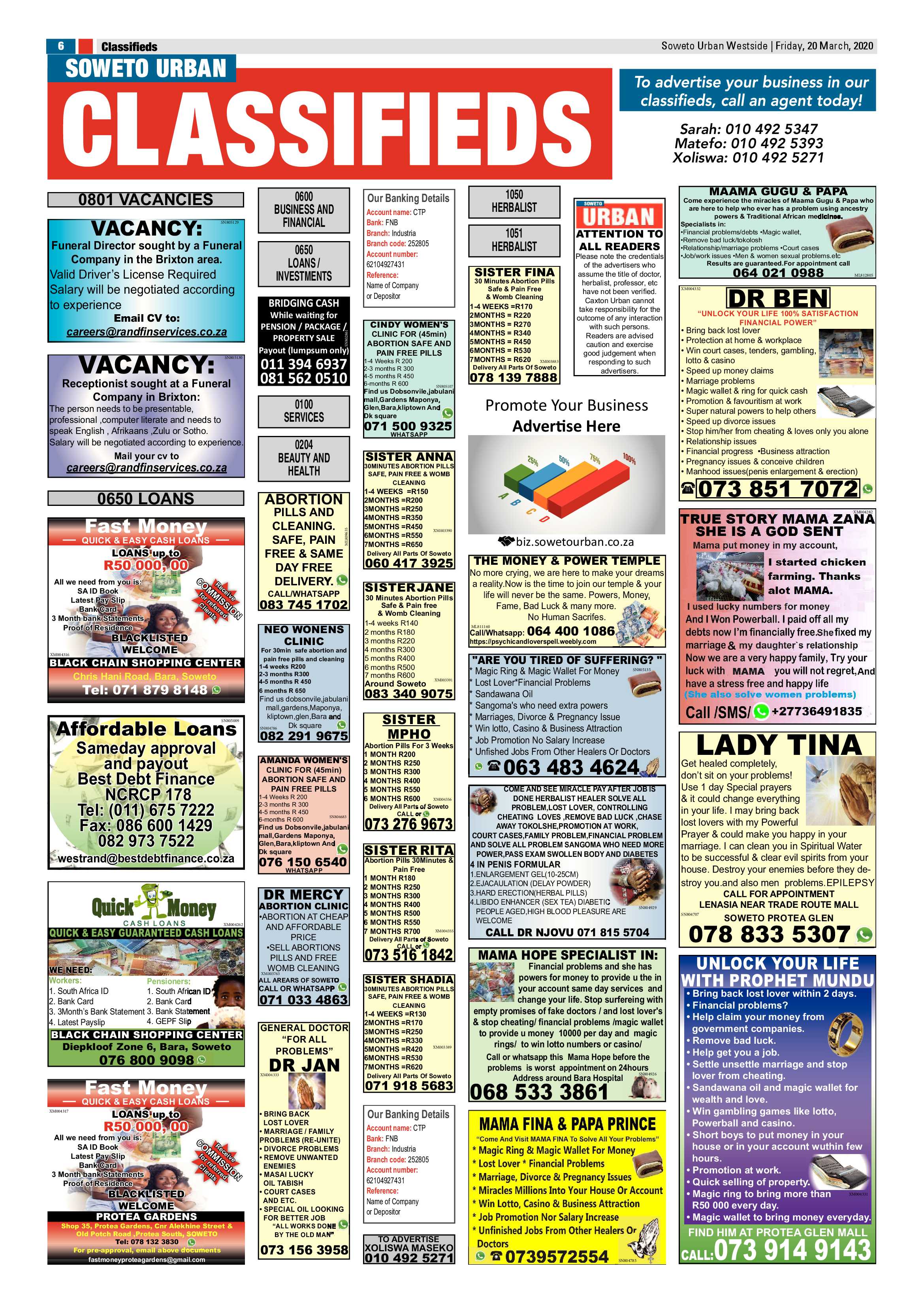Westside March 20, 2020 page 6