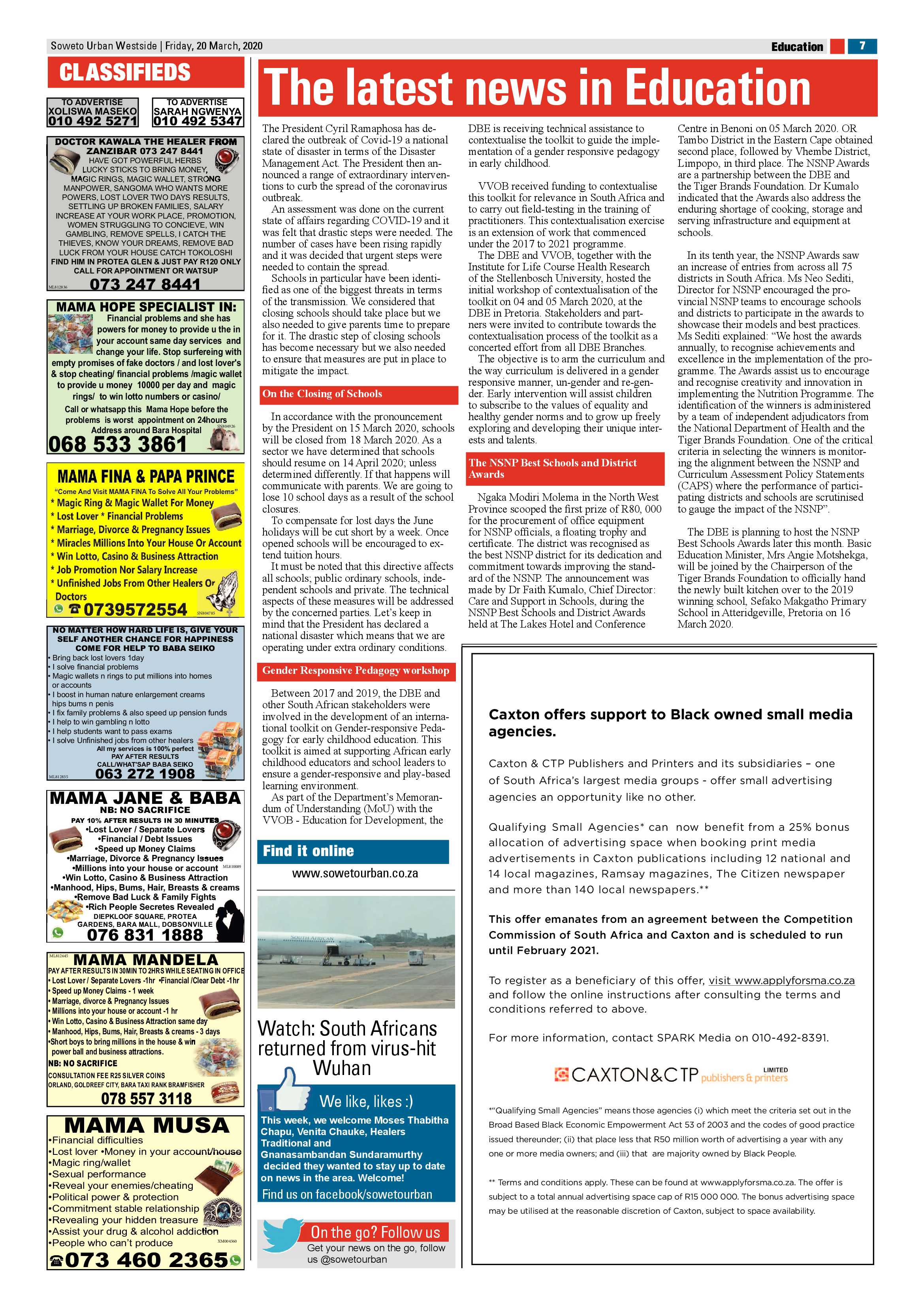 Westside March 20, 2020 page 7