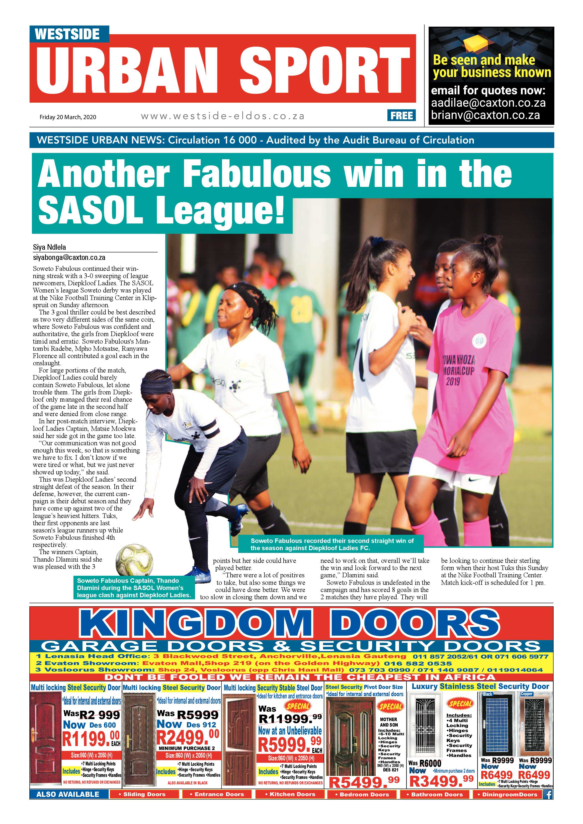 Westside March 20, 2020 page 8