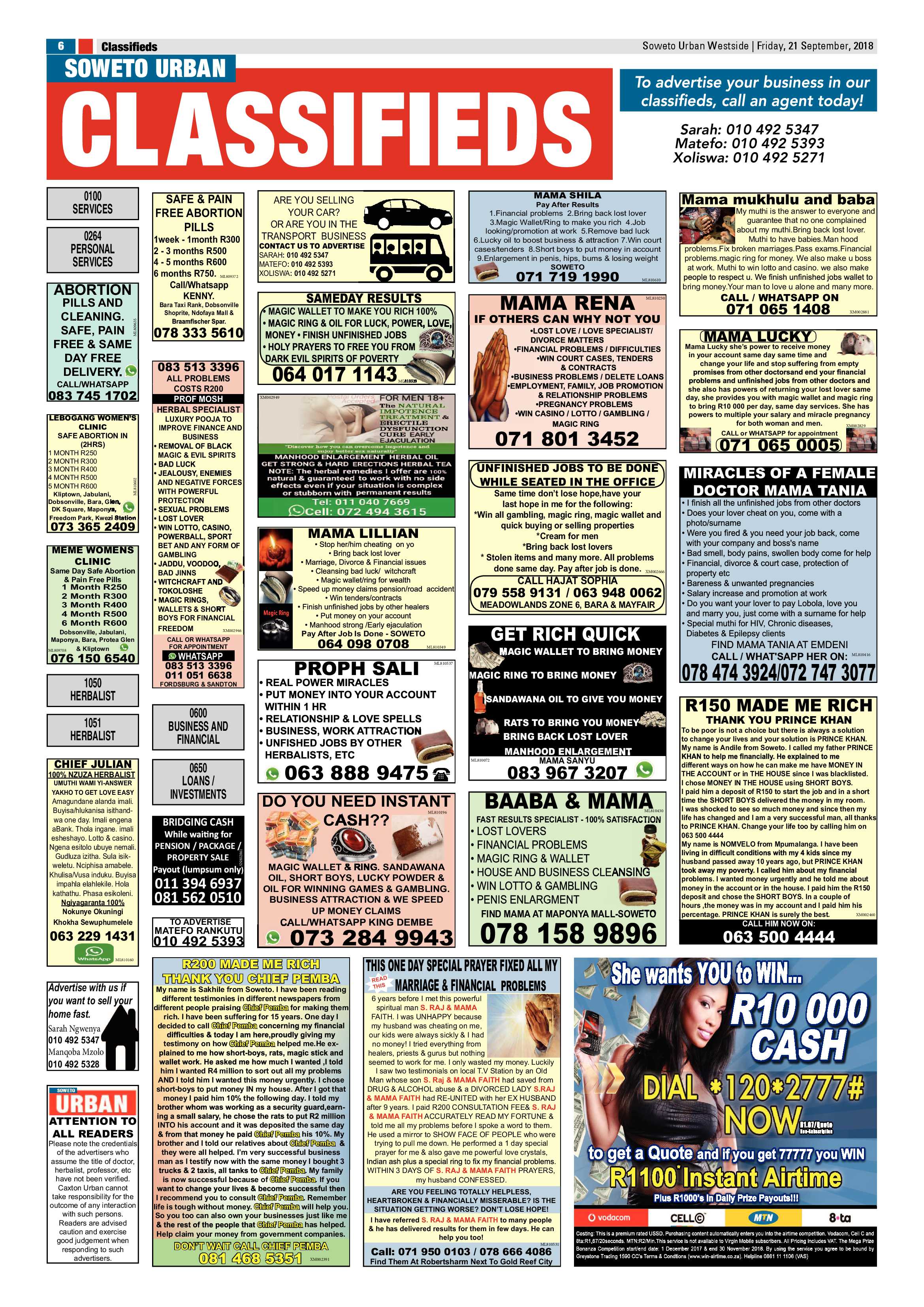 Westside – September 21, 2018 issue page 6