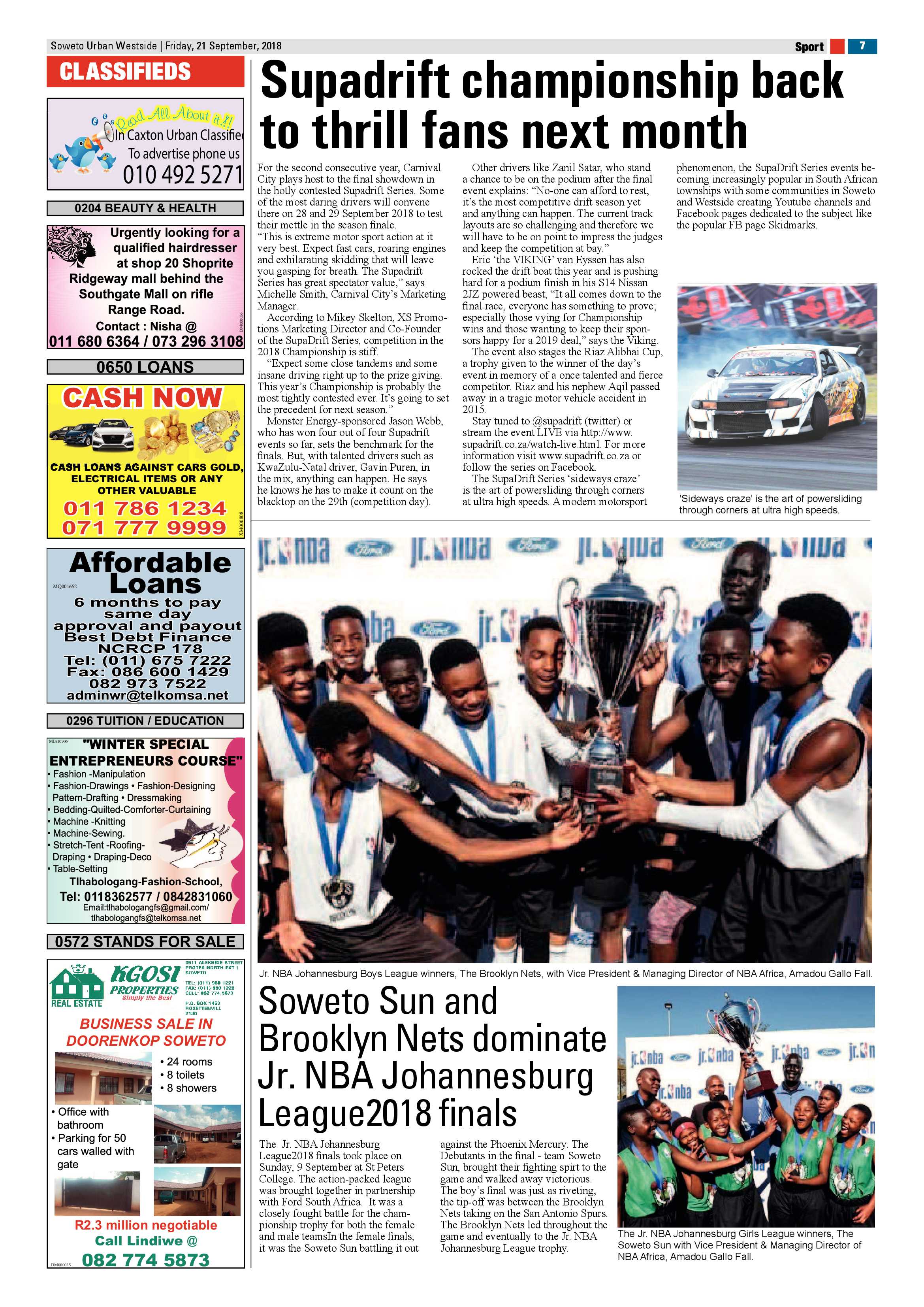 Westside – September 21, 2018 issue page 7
