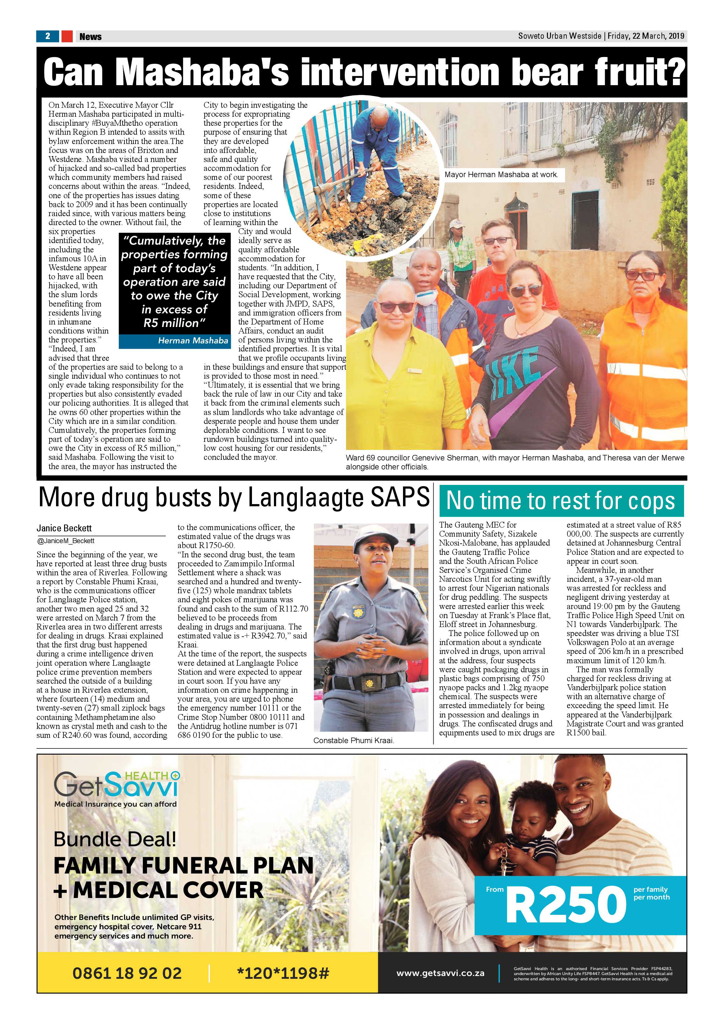 Westside News – March 22 , 2019 page 2
