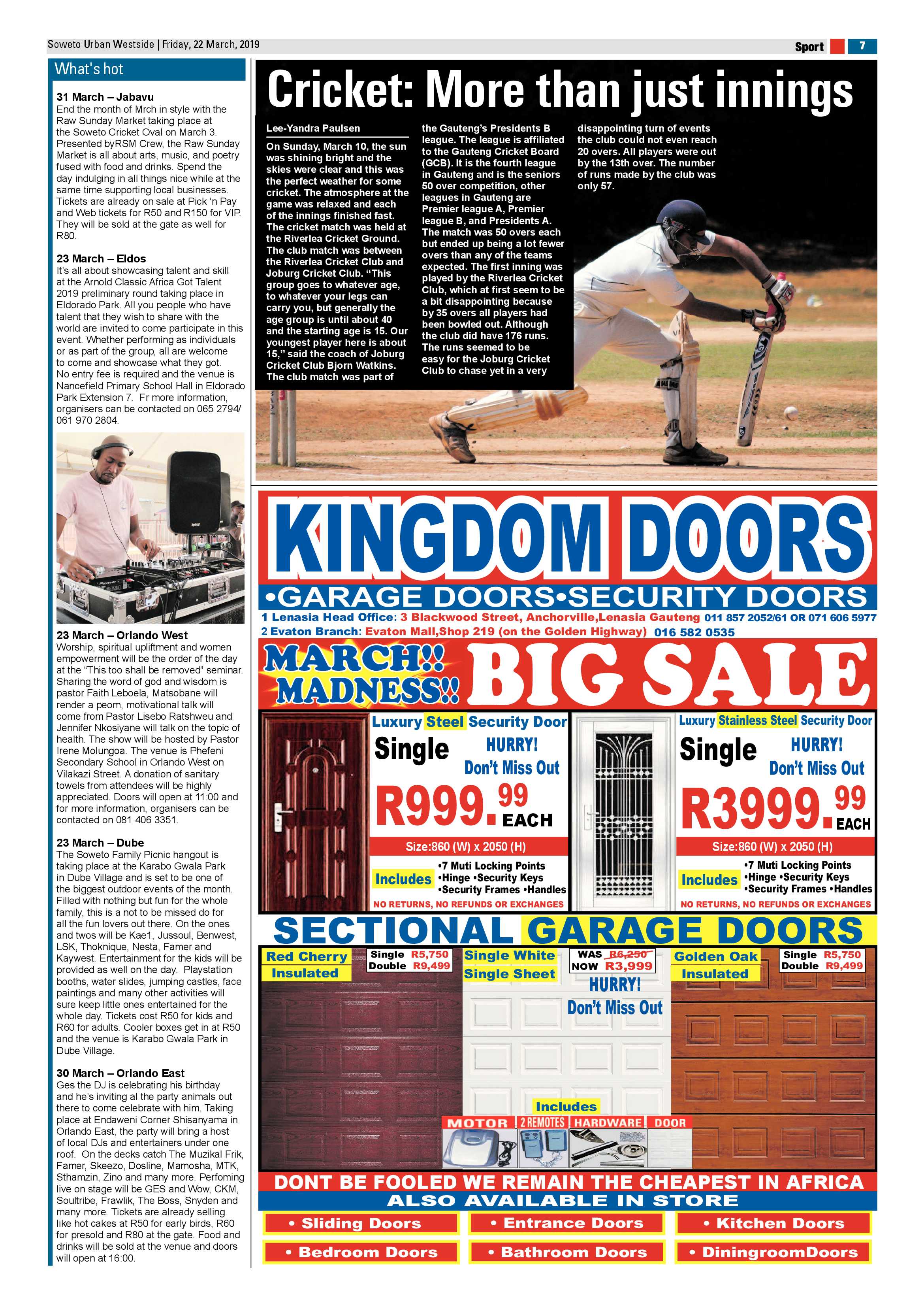 Westside News – March 22 , 2019 page 7