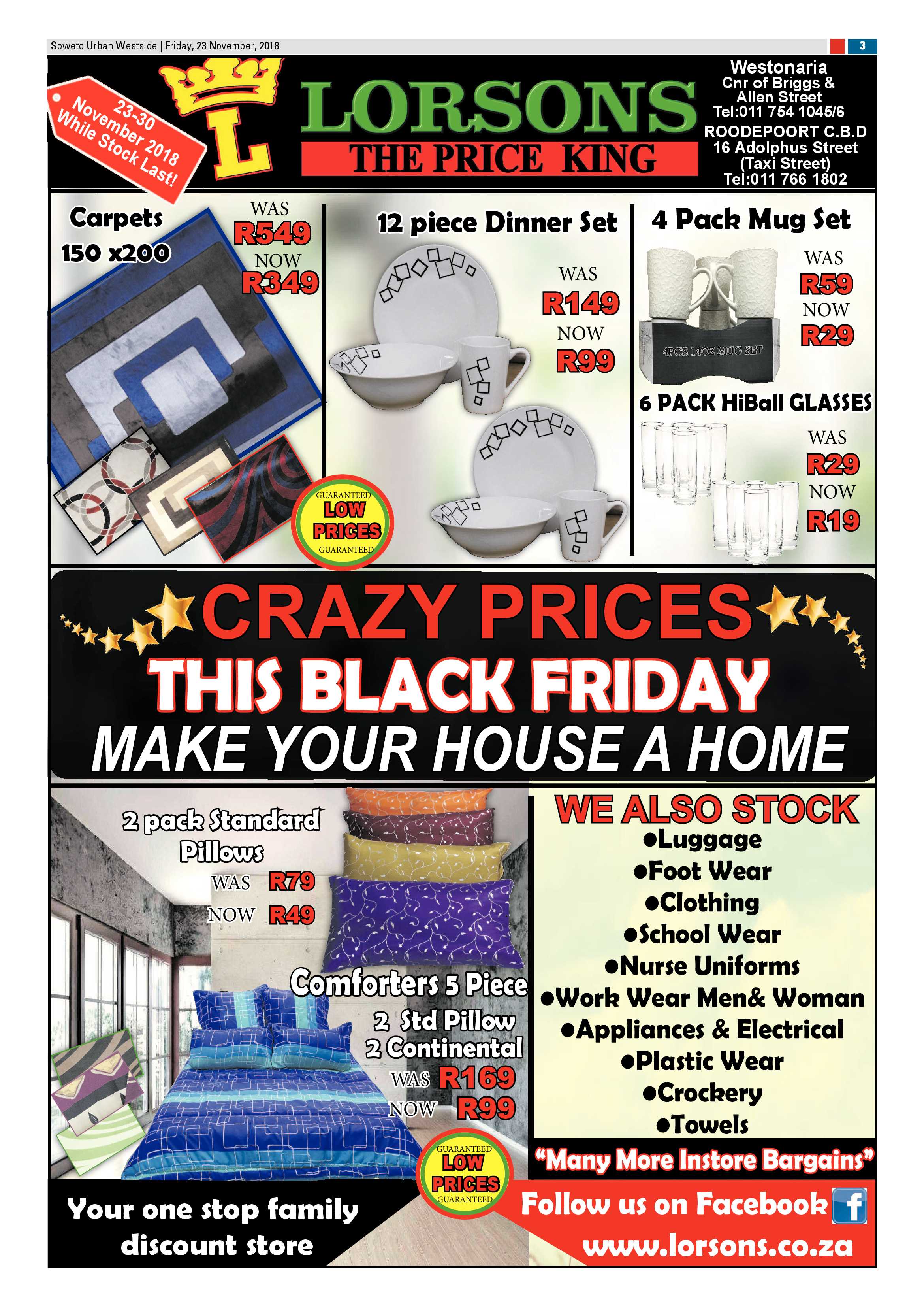Westside – November 23, 2018 issue page 3