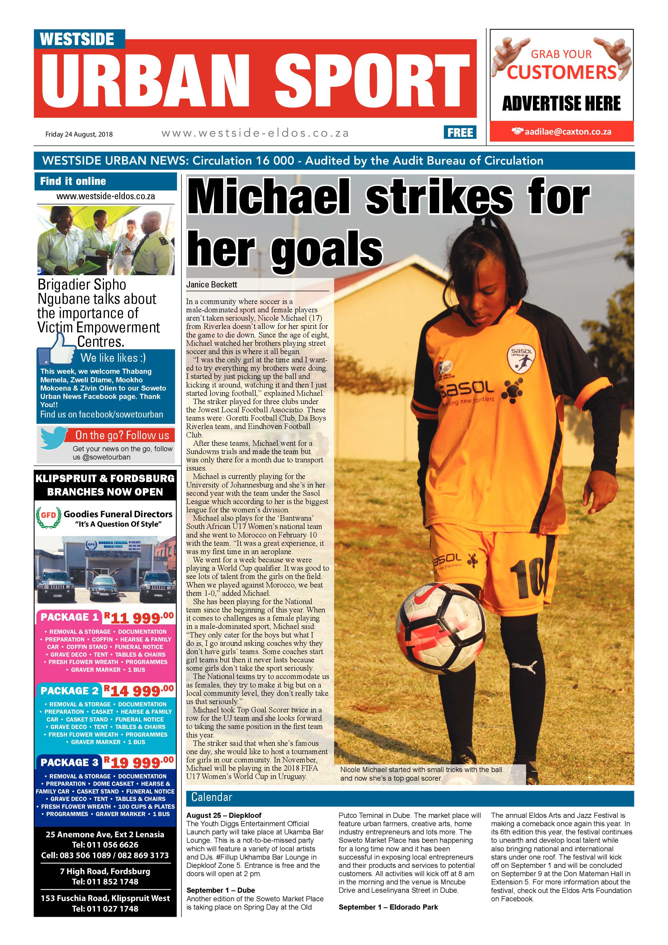 Westside – August 24, 2018 issue page 12
