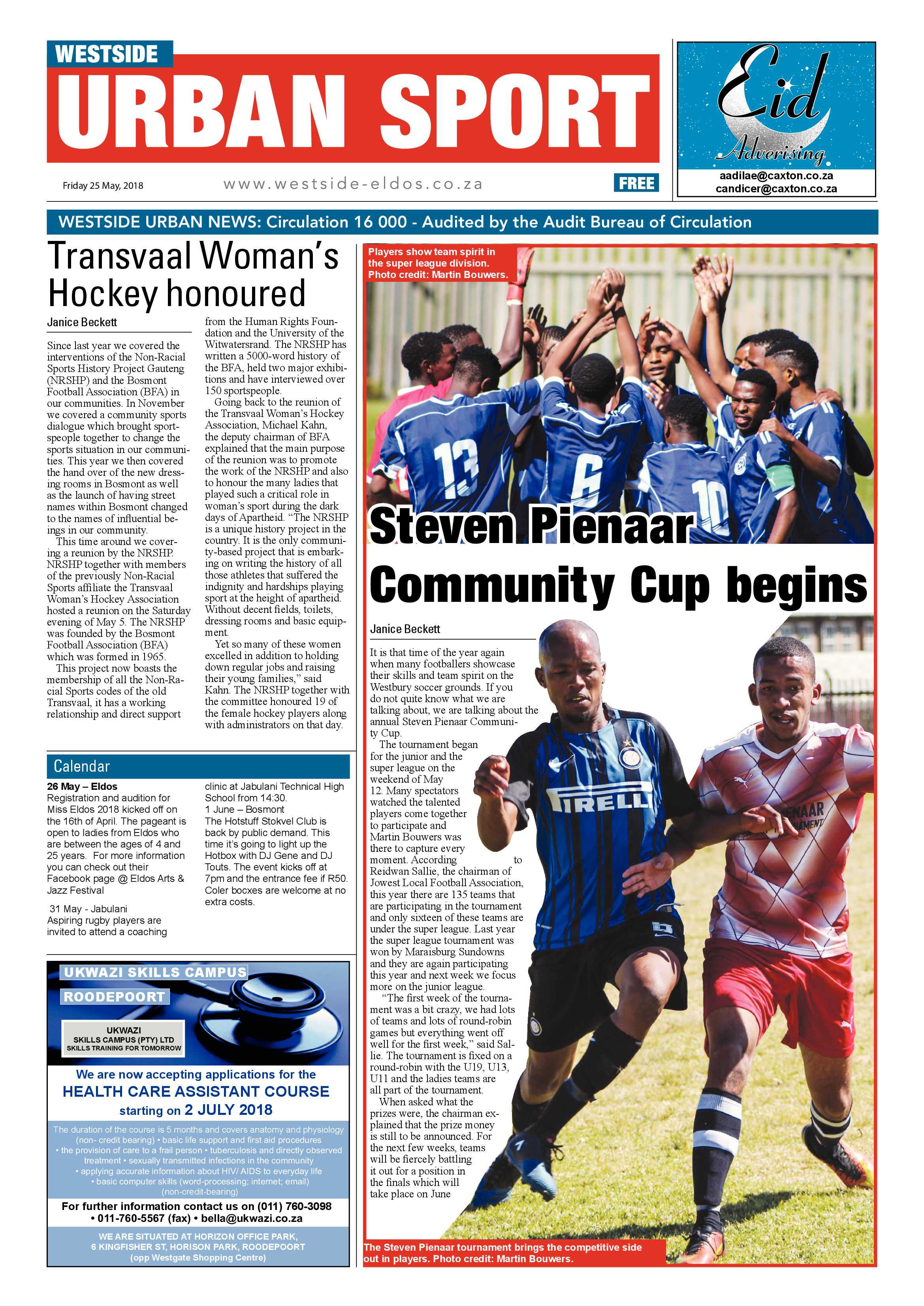 Westside – May 25, 2018 issue page 12