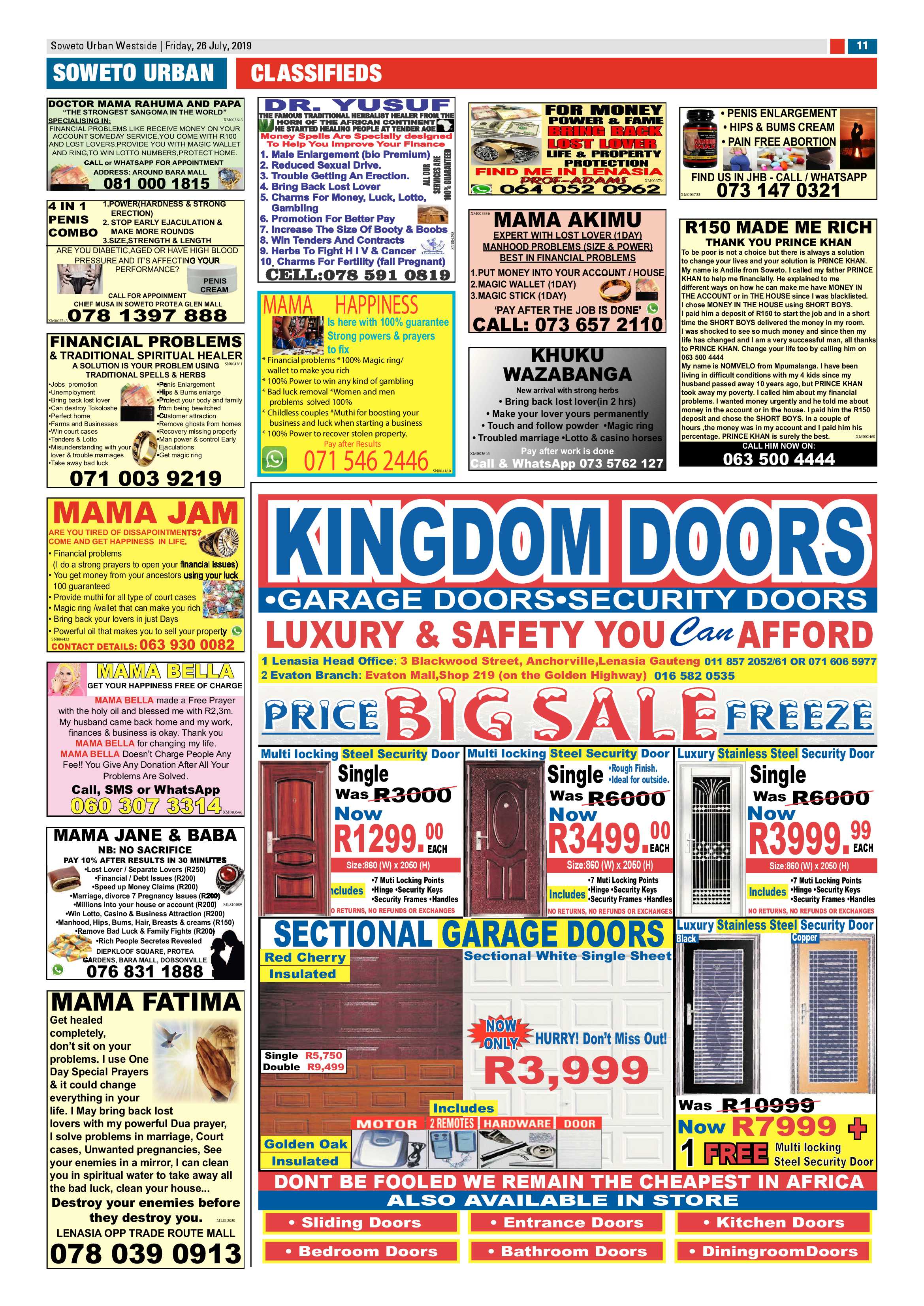 Westside News – July 26, 2019 page 11