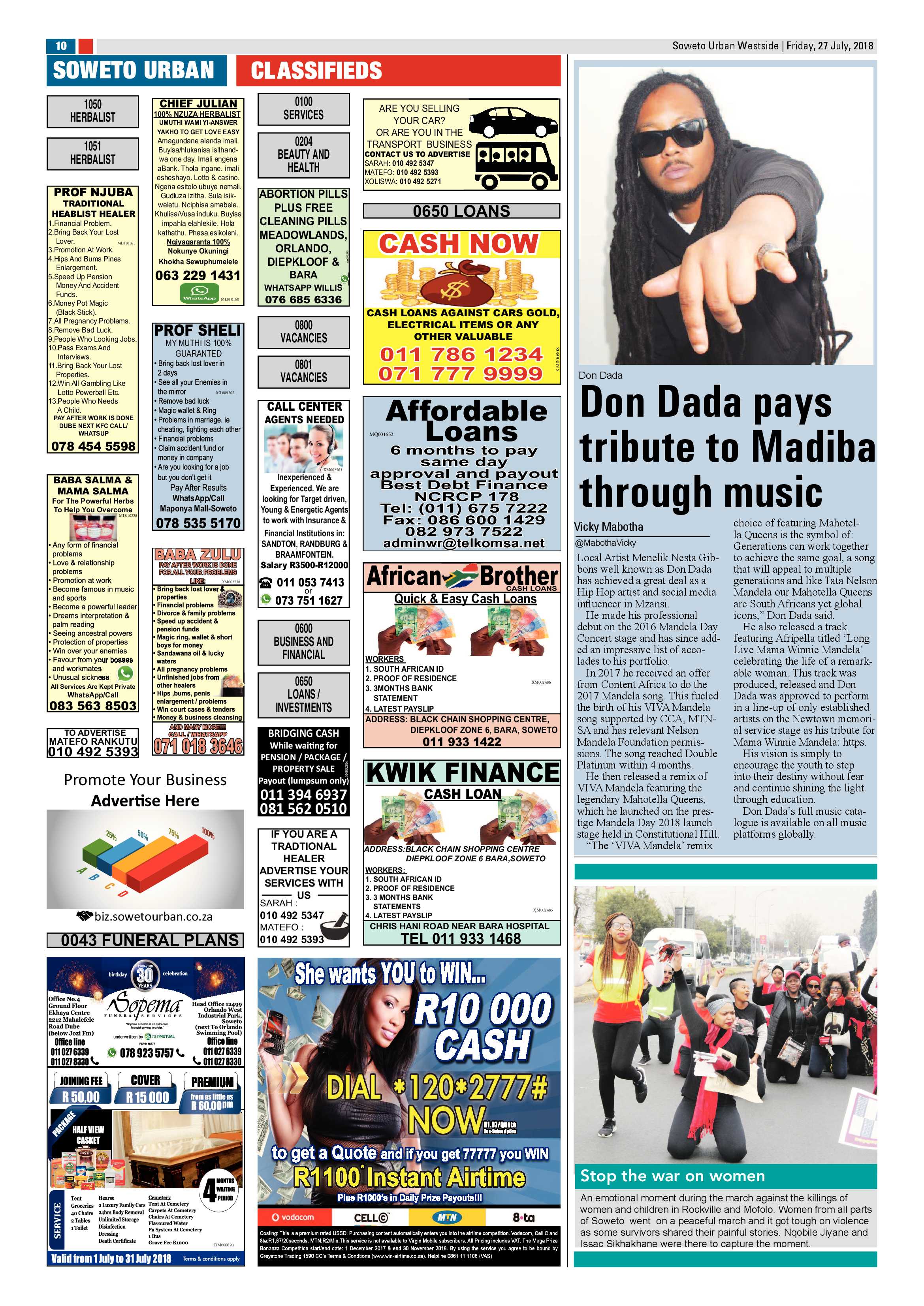 Westside – July 27, 2018 issue page 10