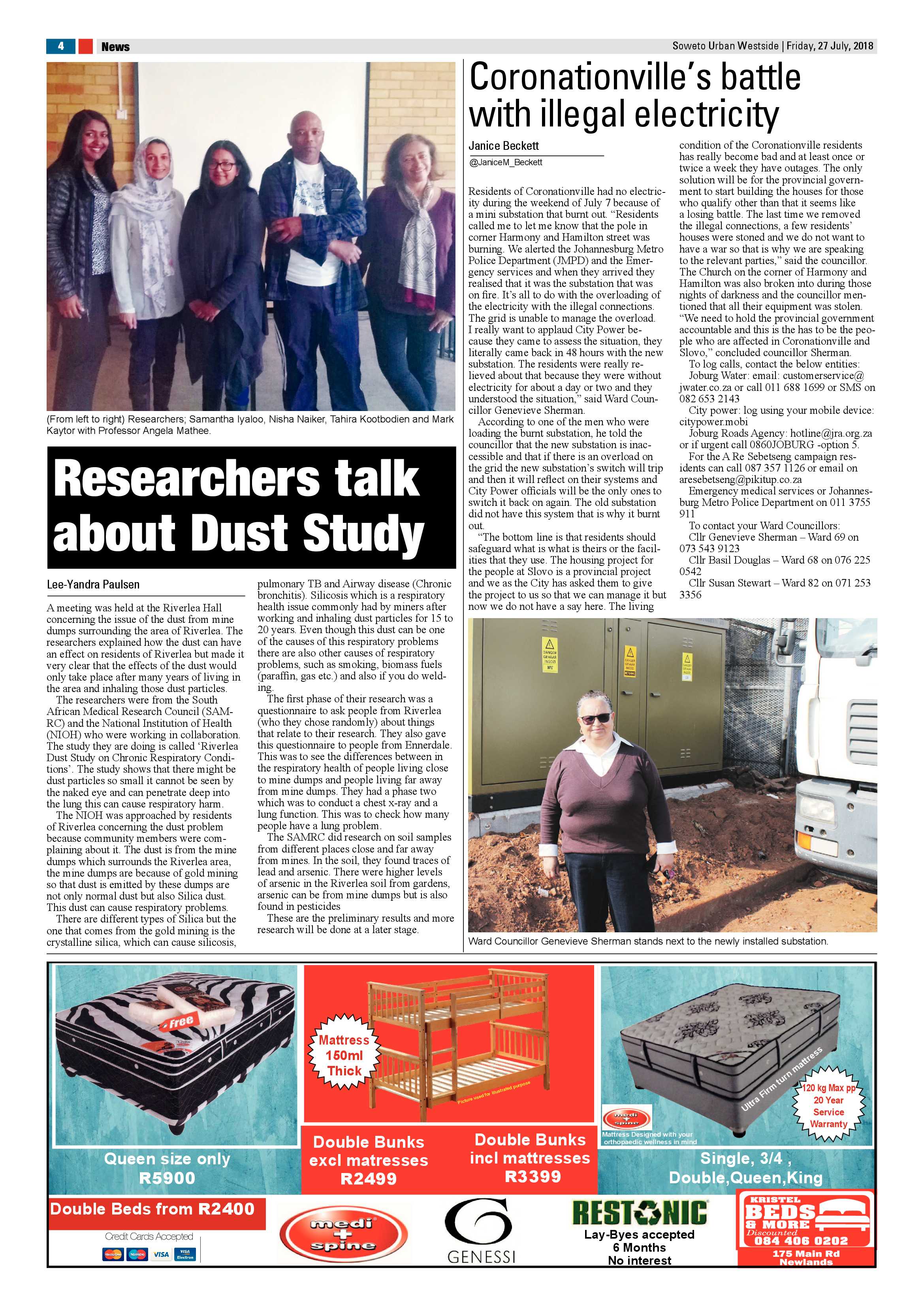 Westside – July 27, 2018 issue page 4
