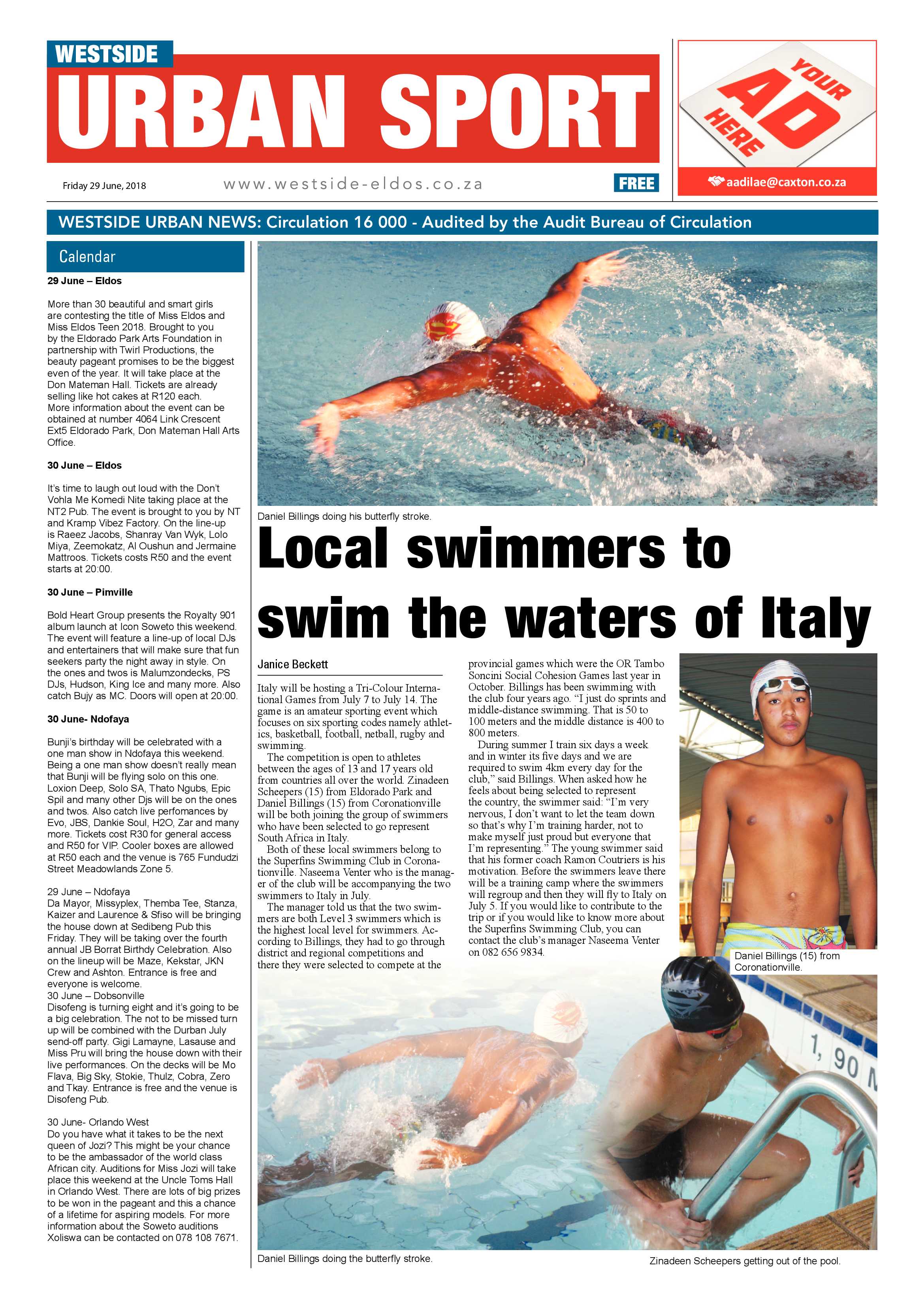 Westside – June 29, 2018 issue page 12