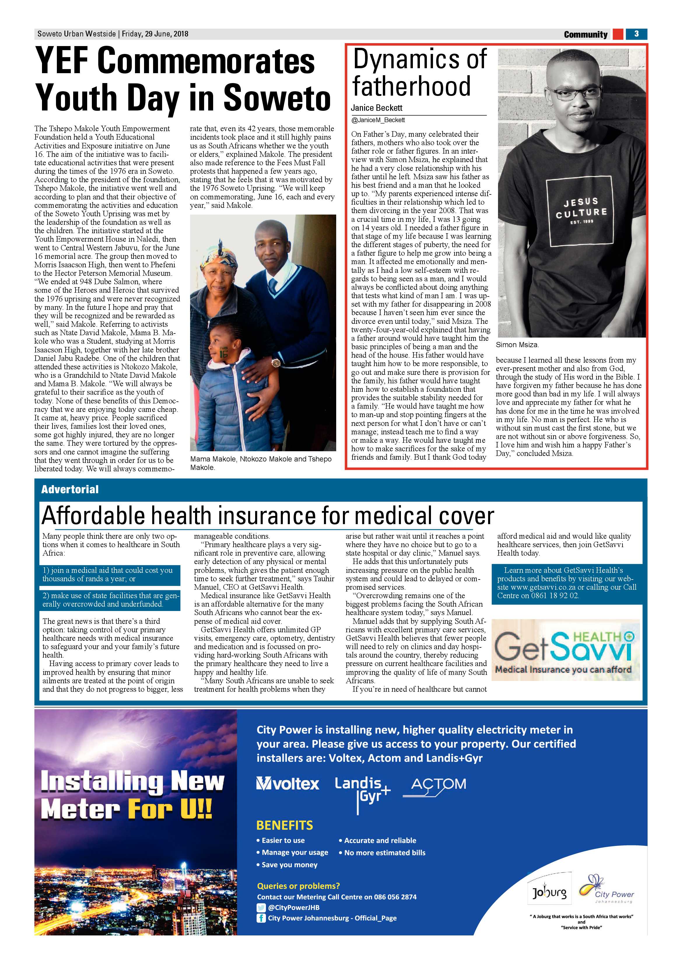 Westside – June 29, 2018 issue page 3