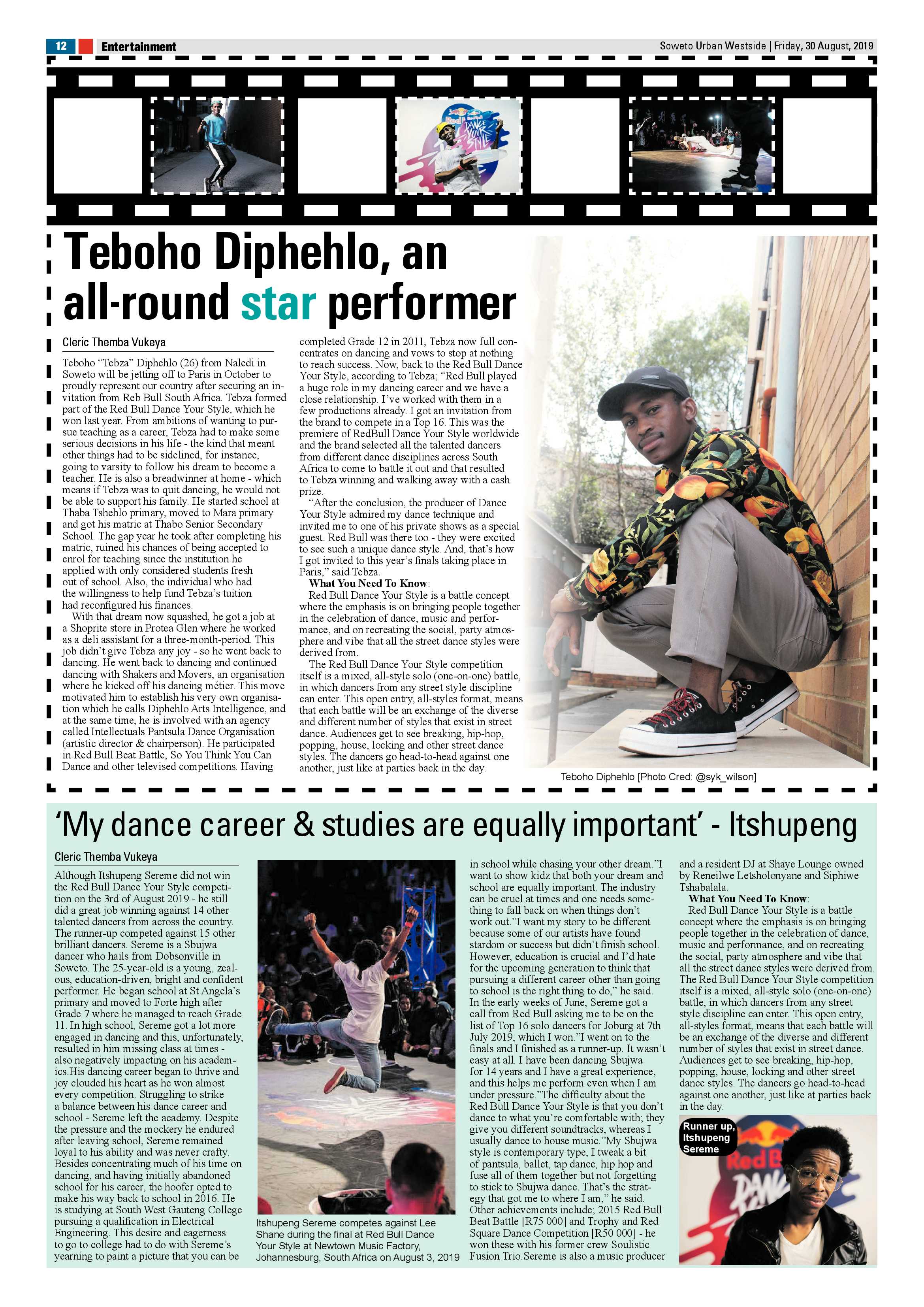 Westside News – August 30, 2019 page 12