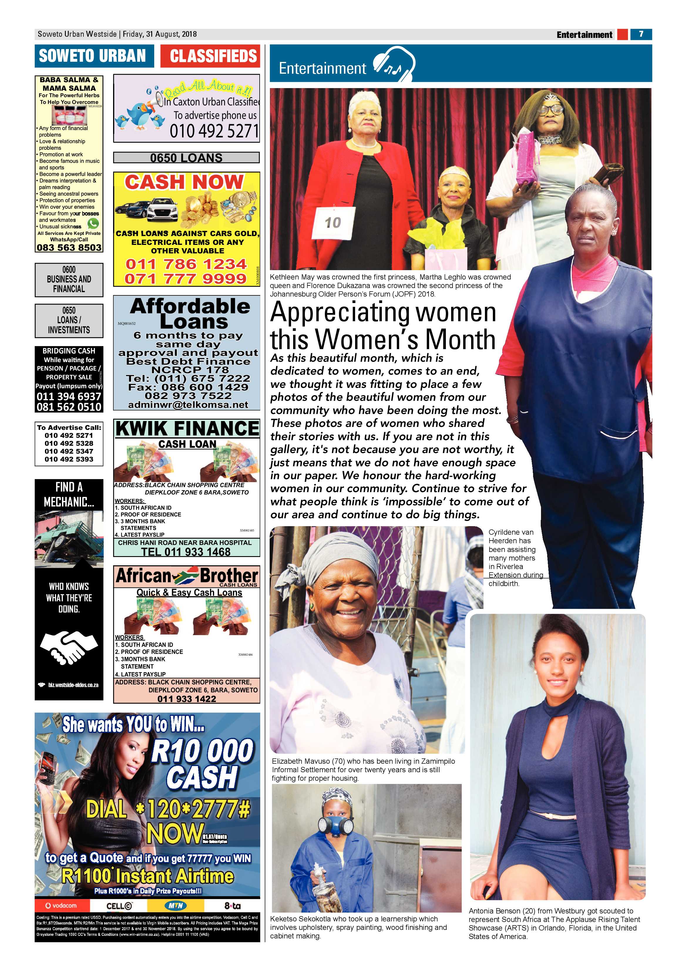 Westside – August 31, 2018 issue page 7