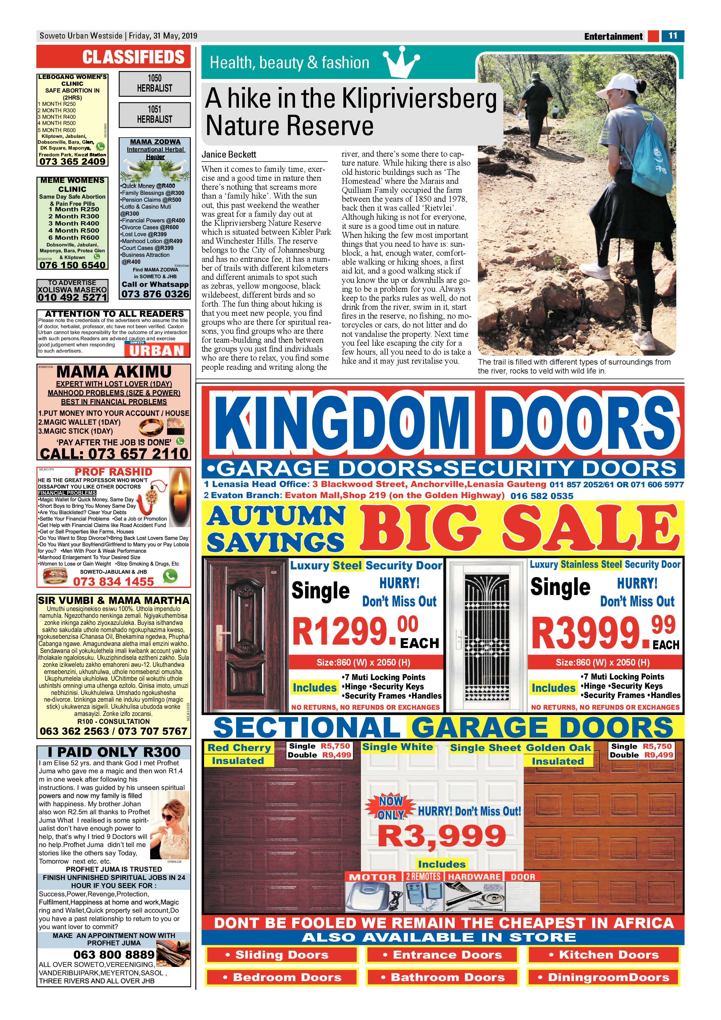 Westside News – May 31, 2019 page 11