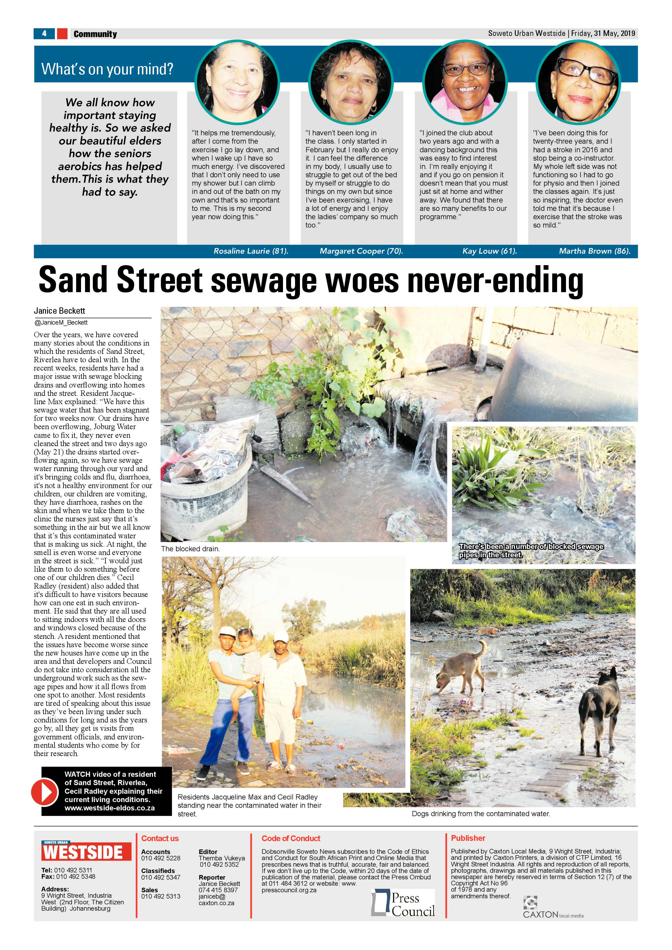 Westside News – May 31, 2019 page 4