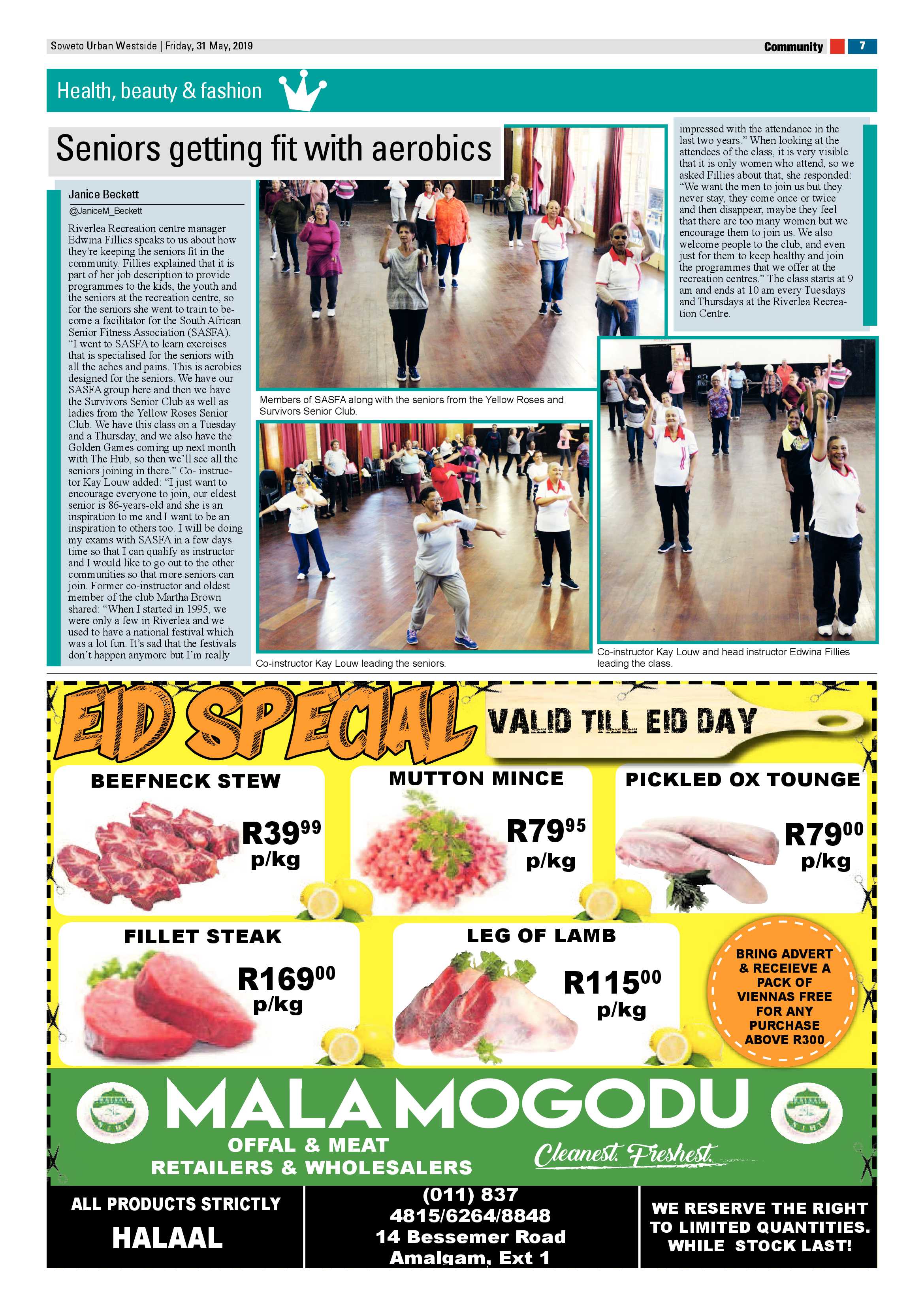 Westside News – May 31, 2019 page 7