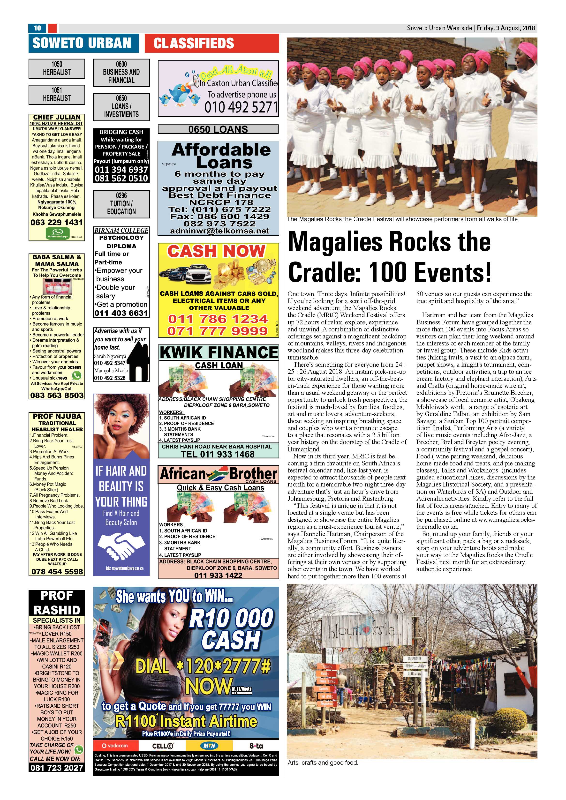 Westside – August 03, 2018 issue page 10