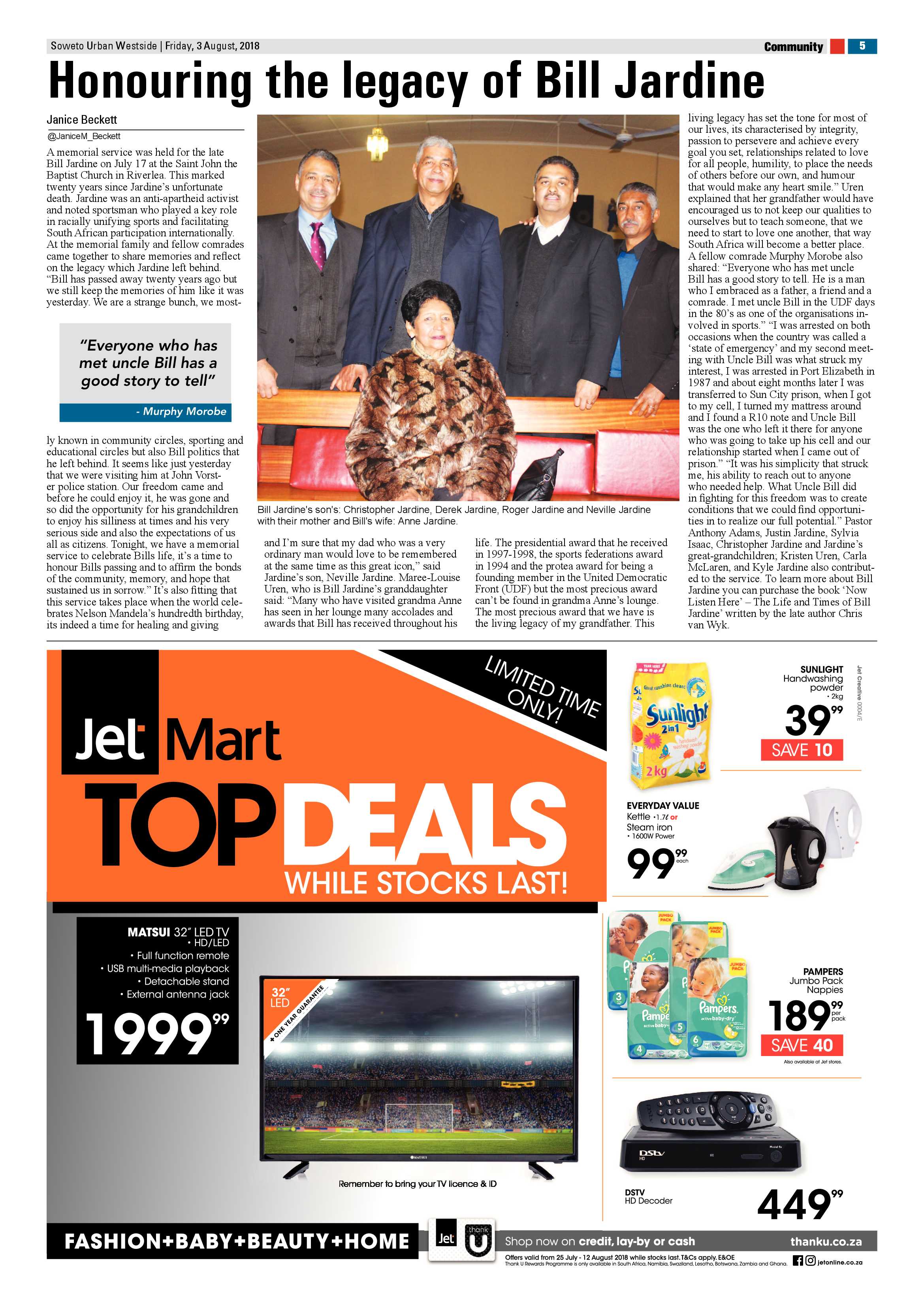 Westside – August 03, 2018 issue page 5