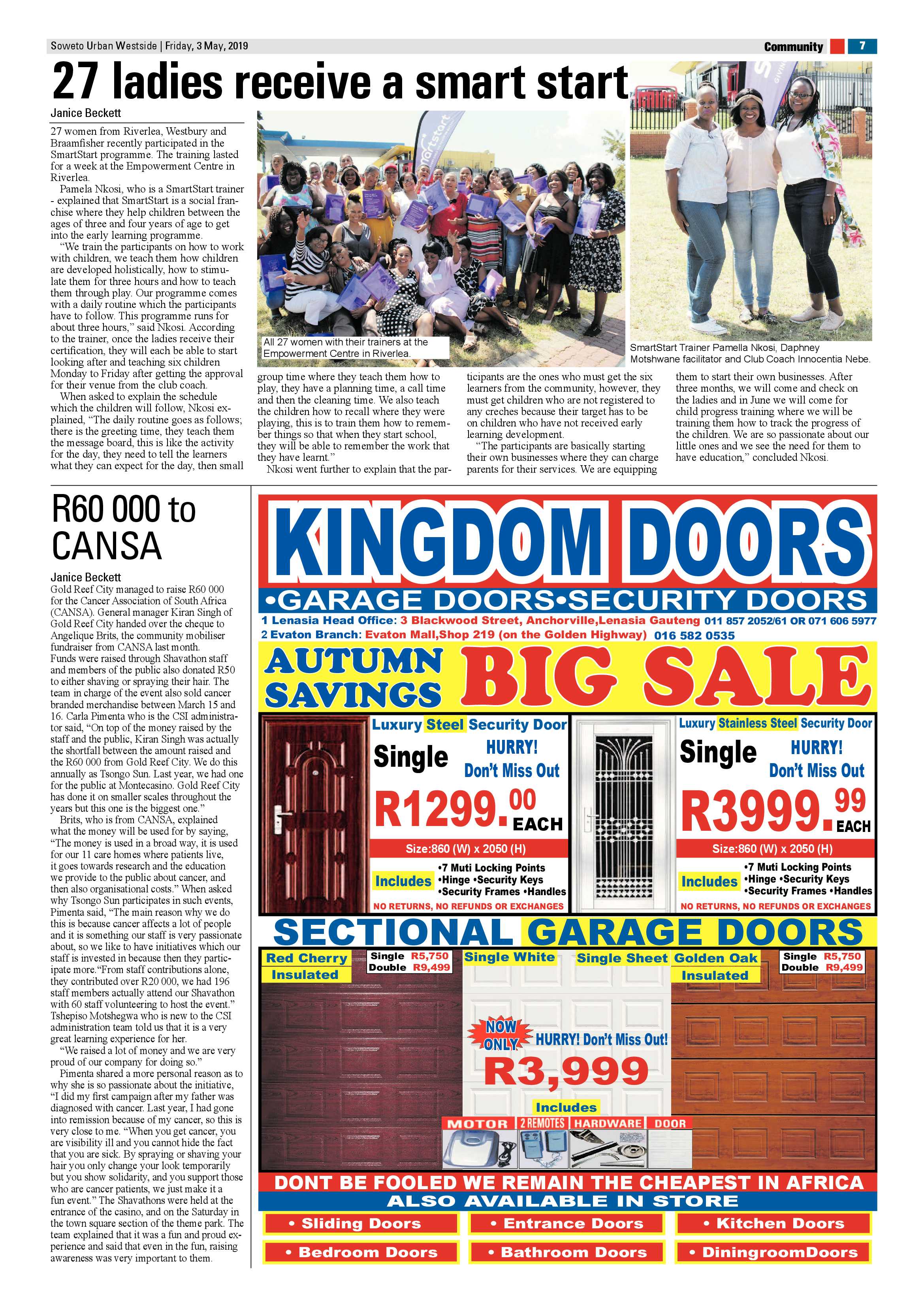 Westside News – May 03, 2019 page 7