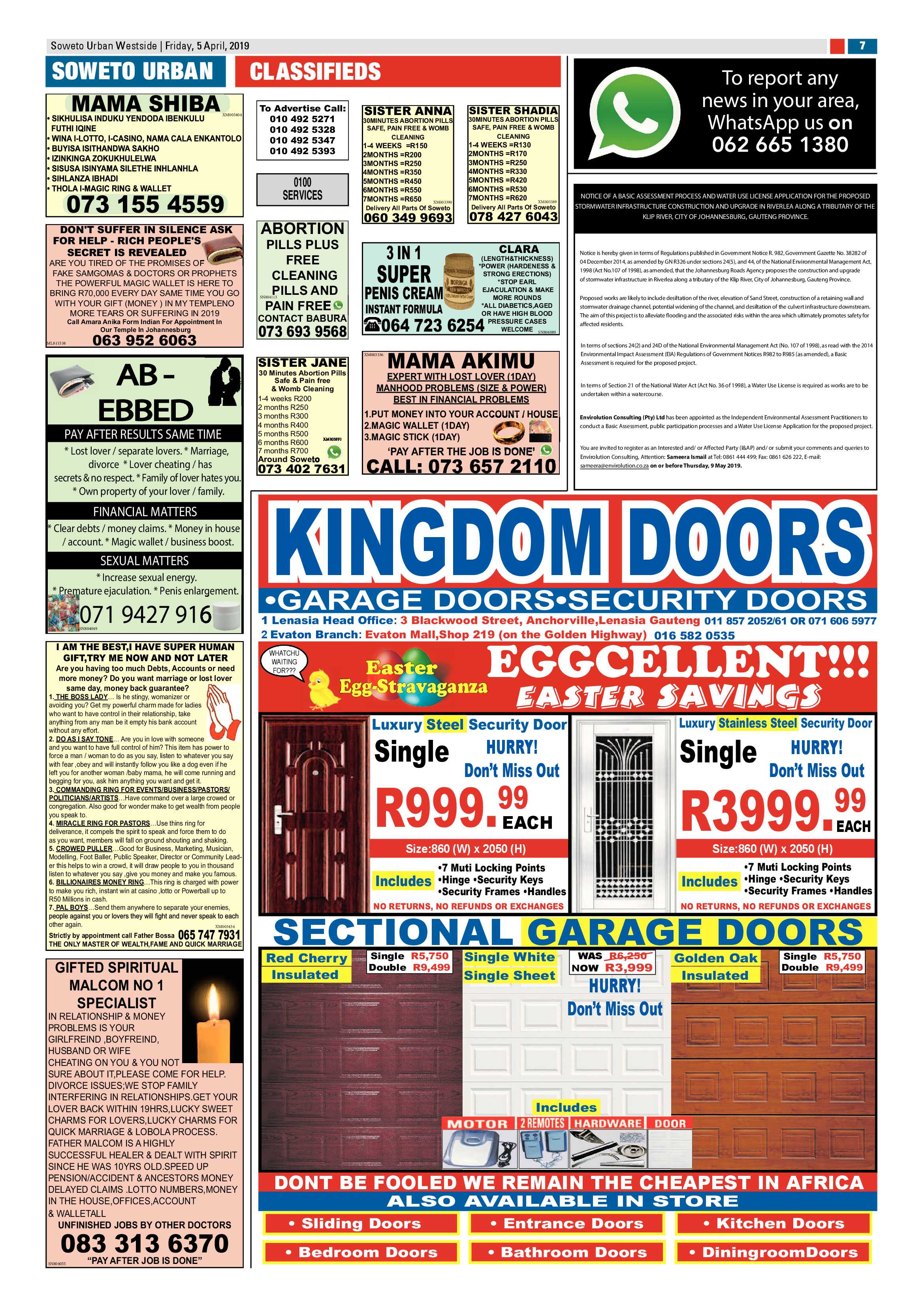 Westside News – April 5 , 2019 page 7