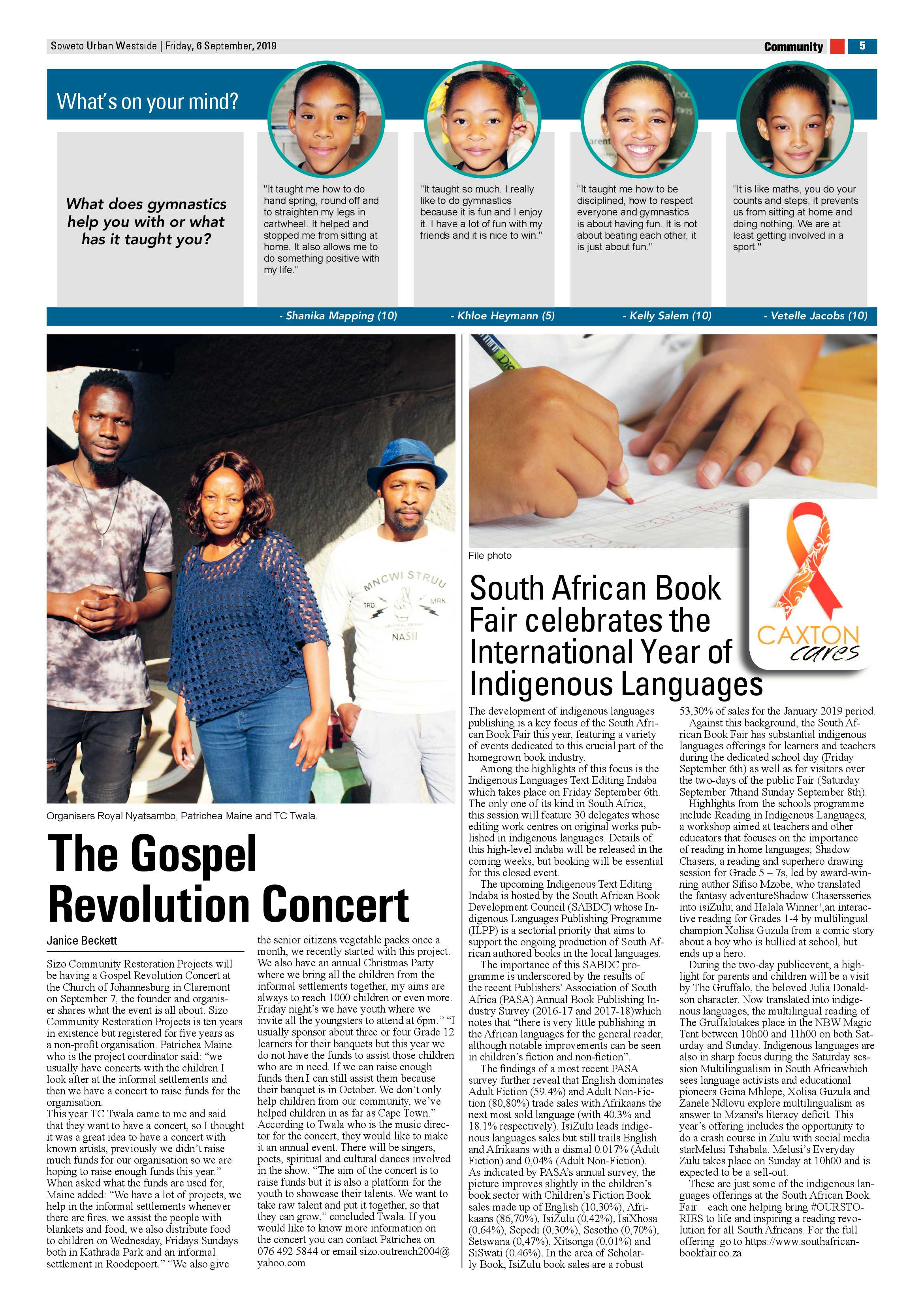 Westside News – September 06, 2019 page 5