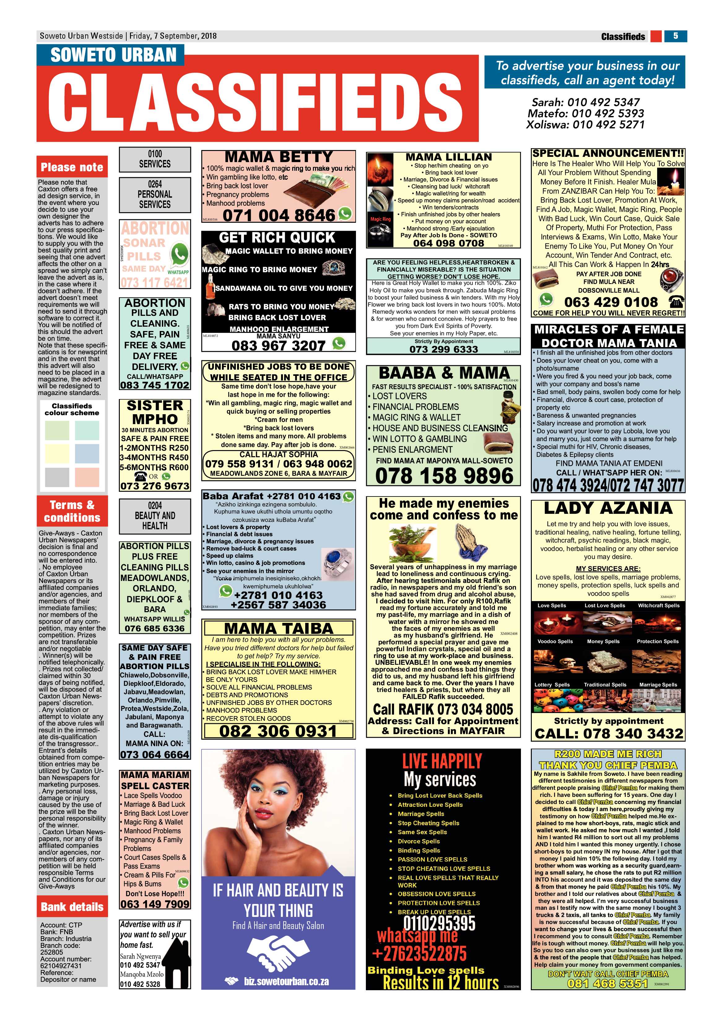 Westside – September 7, 2018 issue page 5
