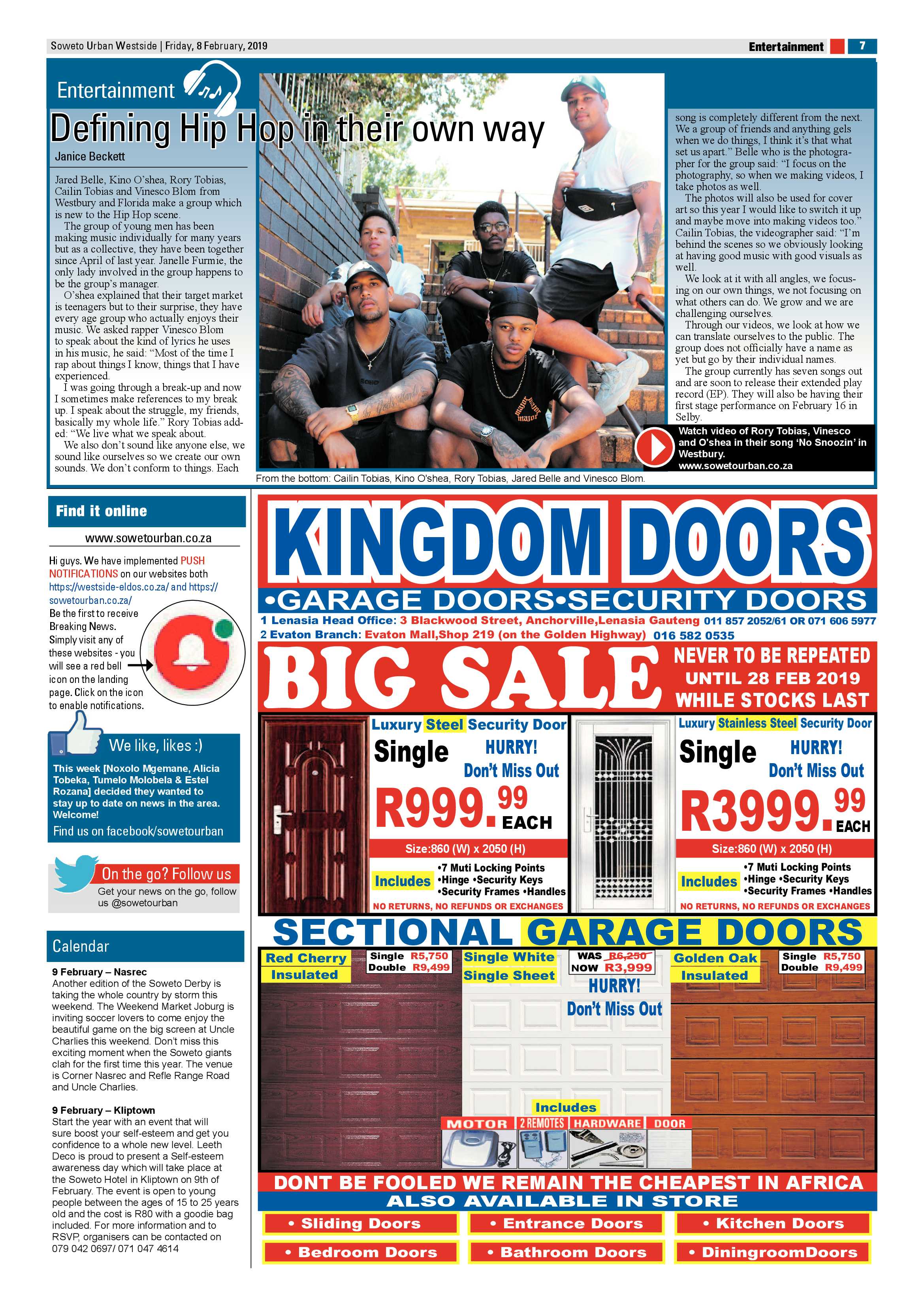 Westside News – February 8, 2019 page 7