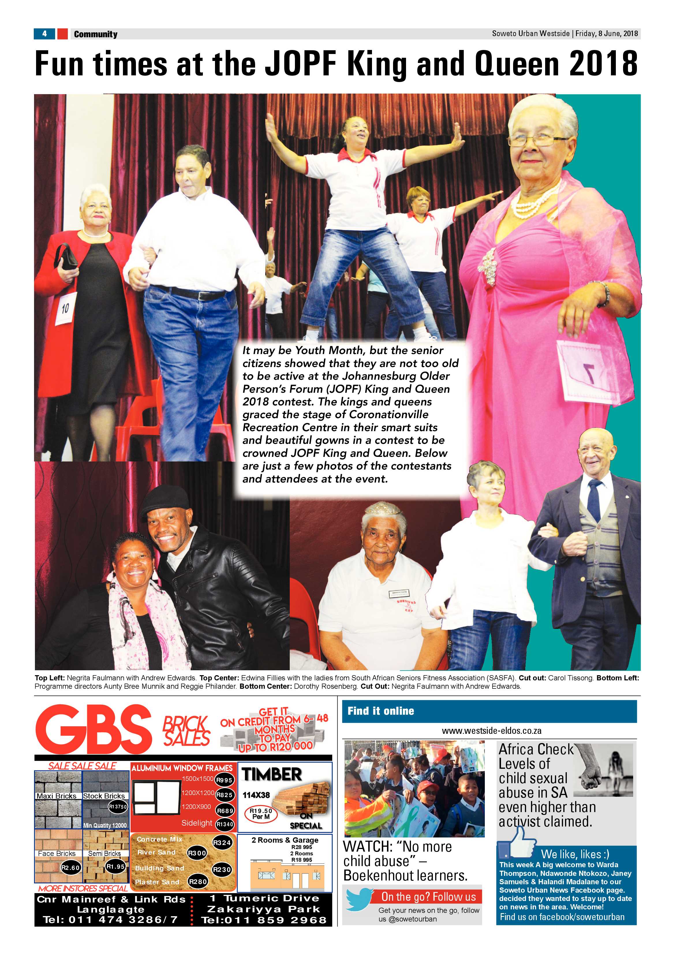Westside – June 8, 2018 issue page 4